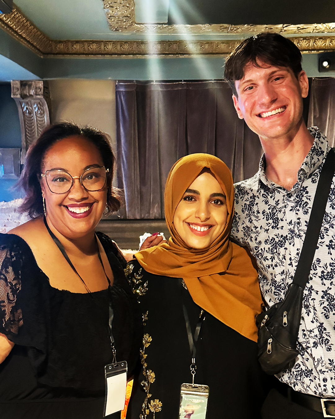 Senior Film Producer Toni Cunningham and Assistant Producer Baraka Elmadari