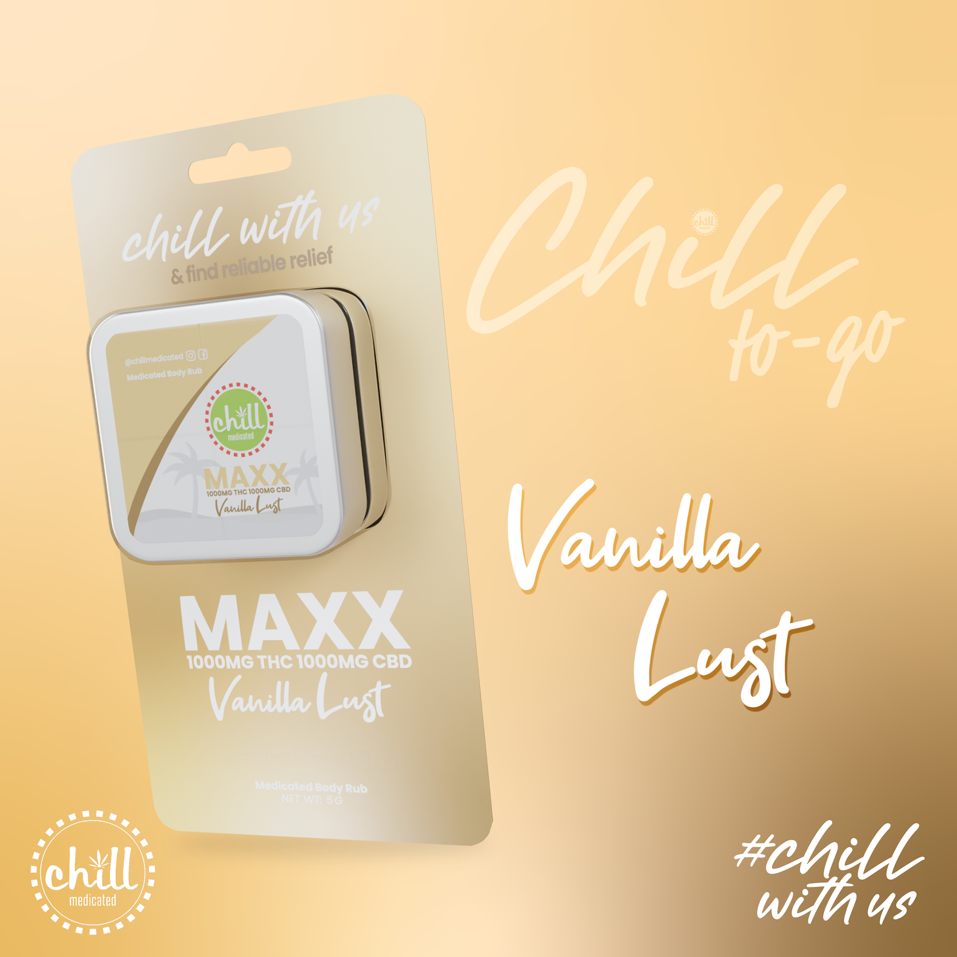 Chill To-Go Vanilla Lust - Product Composition