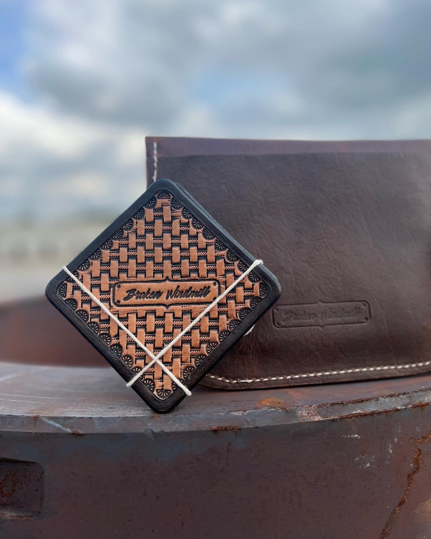 Leatherwork and photo by Broken Windmill Leather Co.