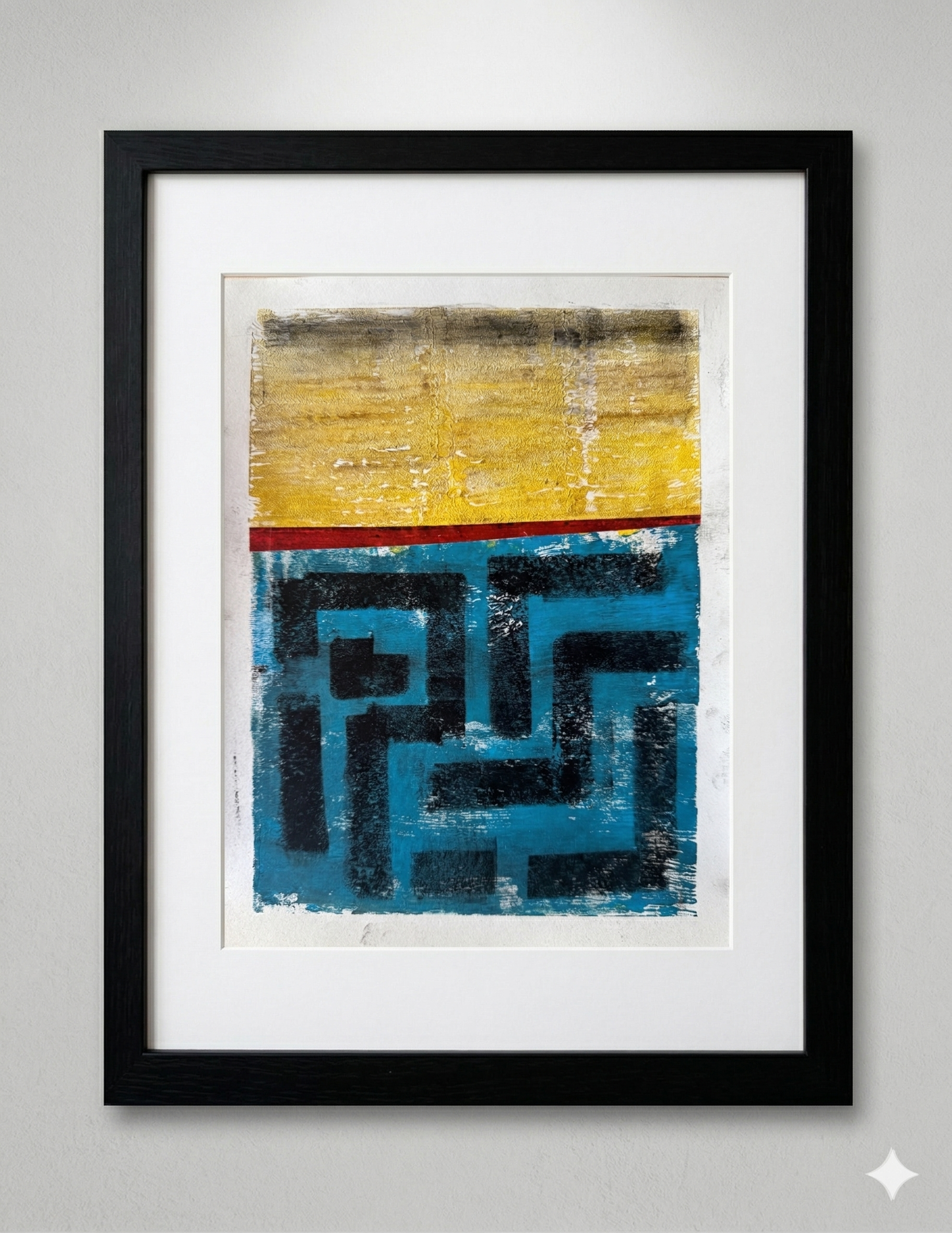 11 X 14 — Charcoal/Acrylic/Collage