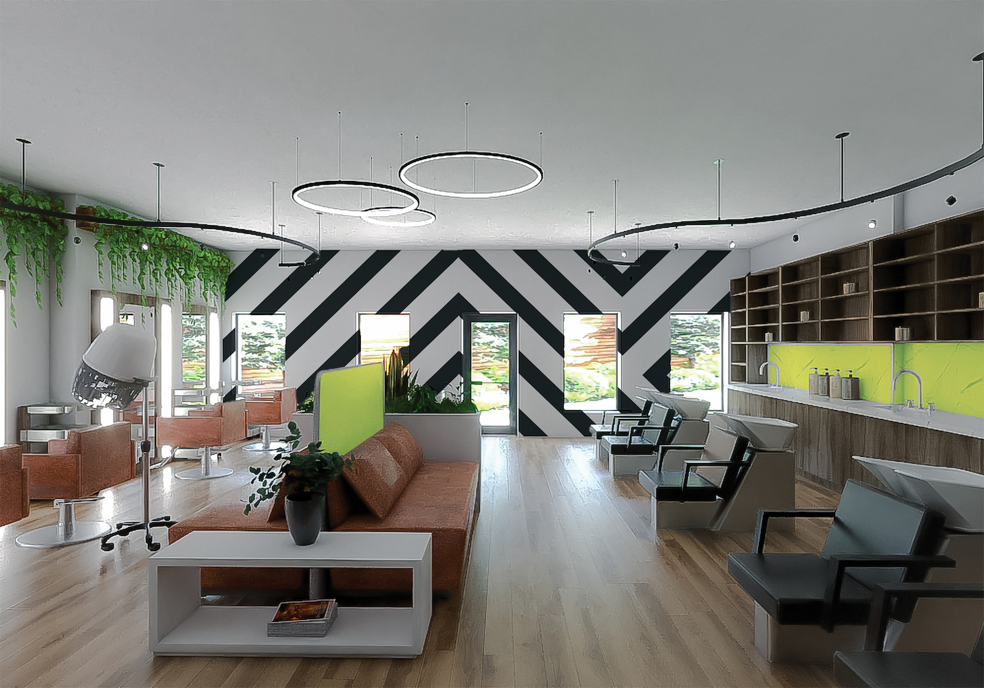 Interior design concept.