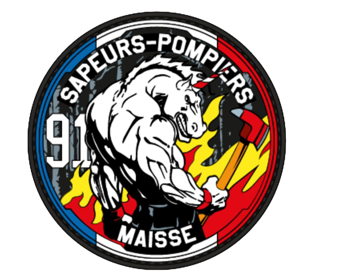 Ancien écusson des Sapeurs-Pompiers de Maisse.