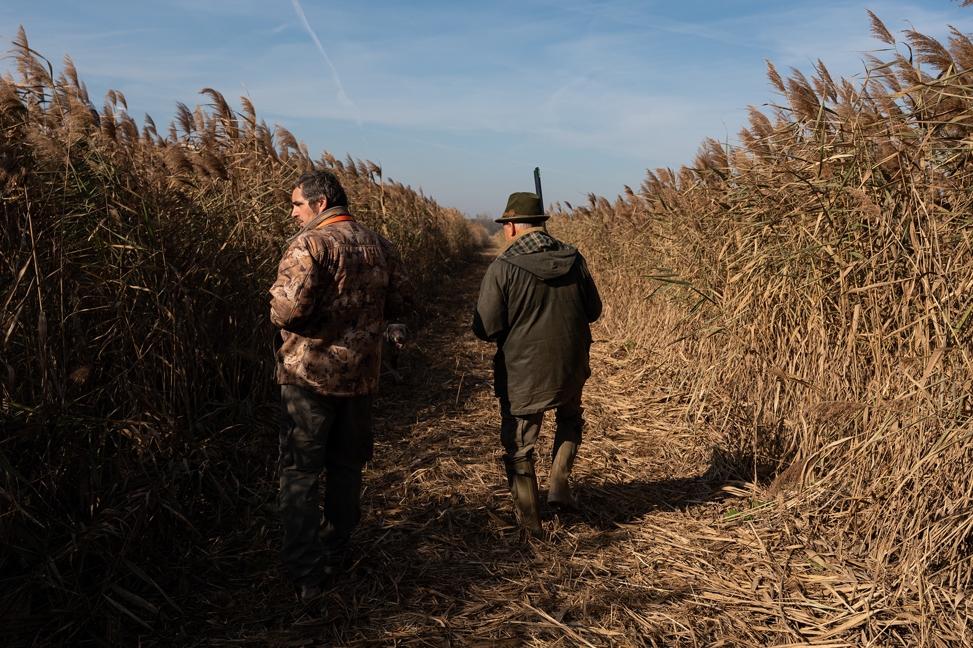 The gamekeeper escorts hunters during hunts and also directs group hunts, determining when and where the hunting takes place.