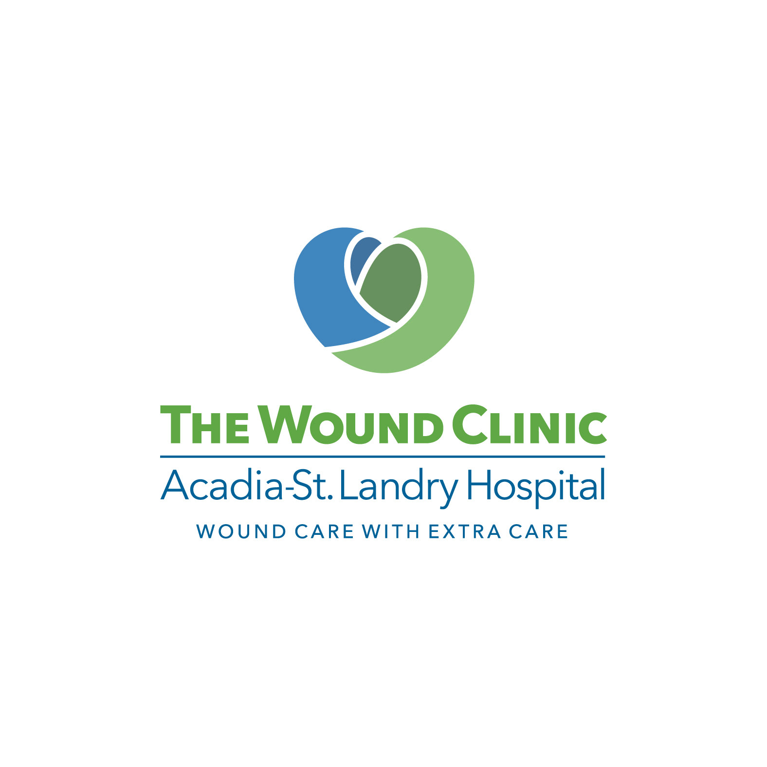 Acadia–St. Landry Hospital's Wound Clinic focuses on providing wound care to patients that suffer from illnesses that affects the body's healing process. This logo was created during a case study with Prejean Creative. I was responsible for the design and composition.