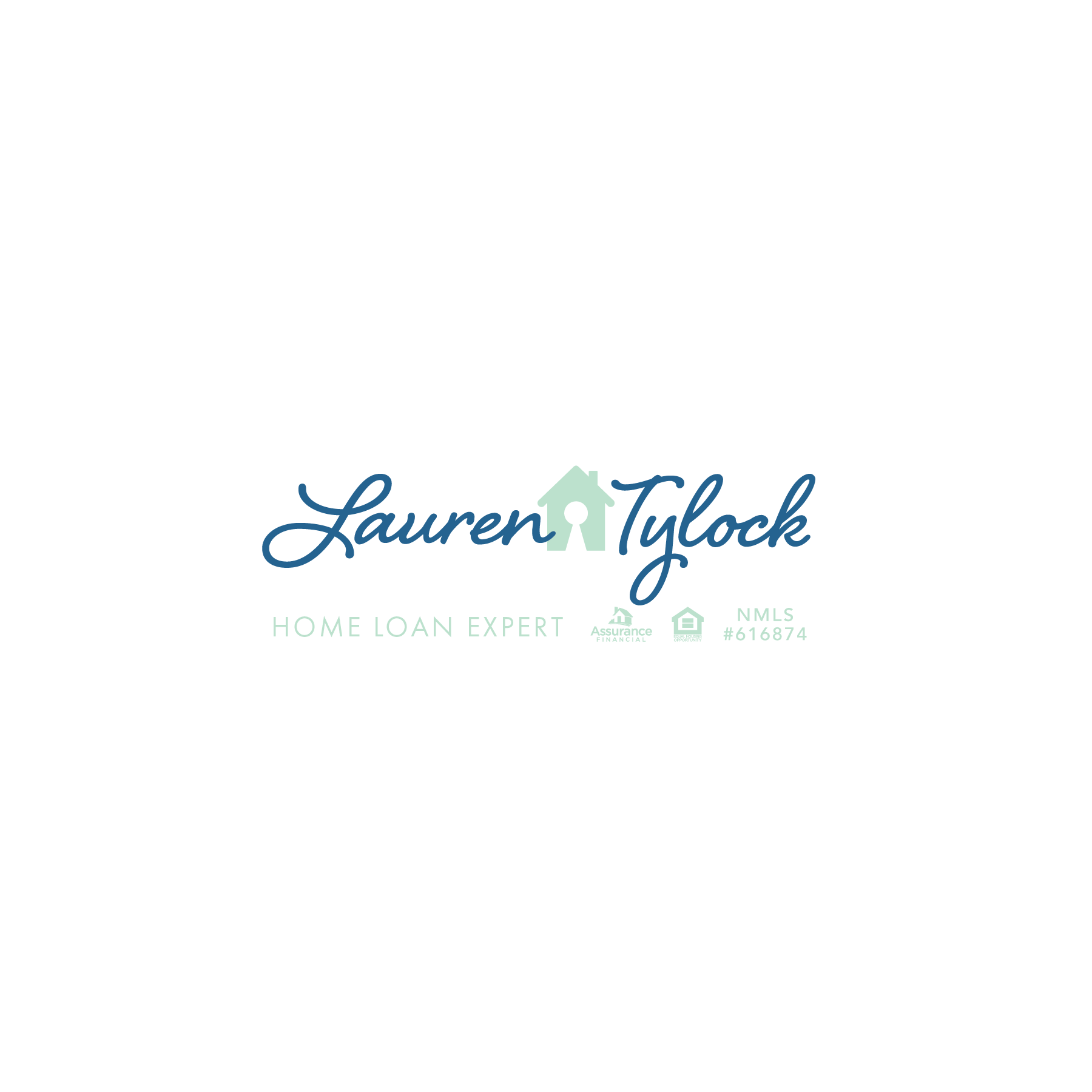 A modern logo created for Lauren Tylock, Realtor for Assurance Financial. Logo was created while working at Klout 9 Agency. 