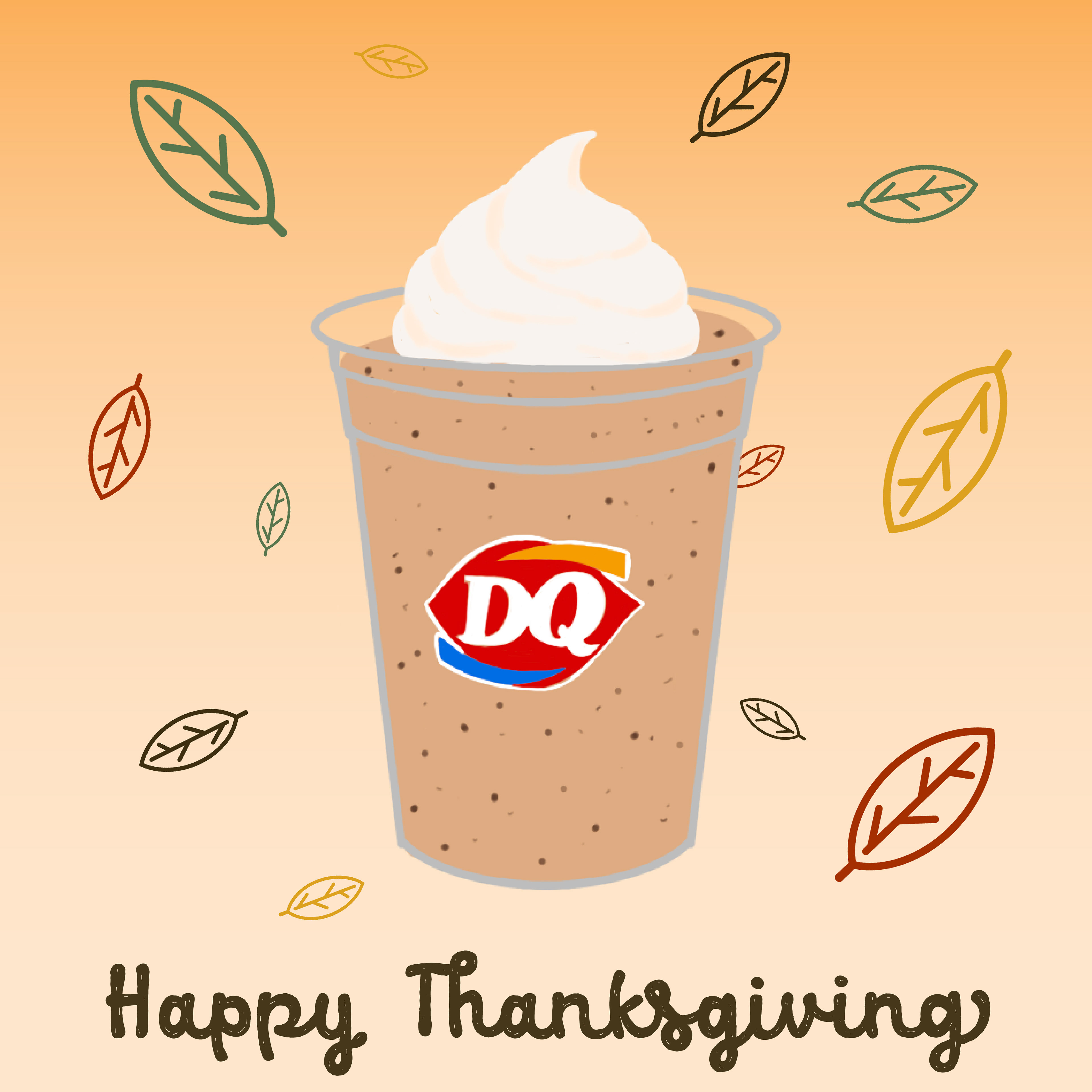 Graphics for Dairy Queen were made while working at Klout 9. 