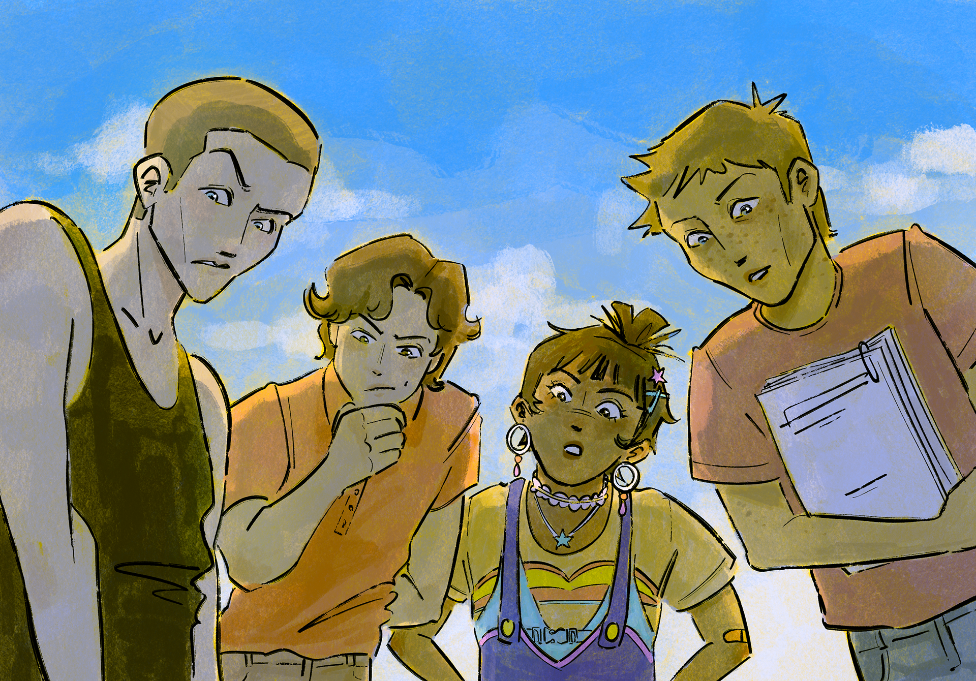 Confused Gangsey (fanart)