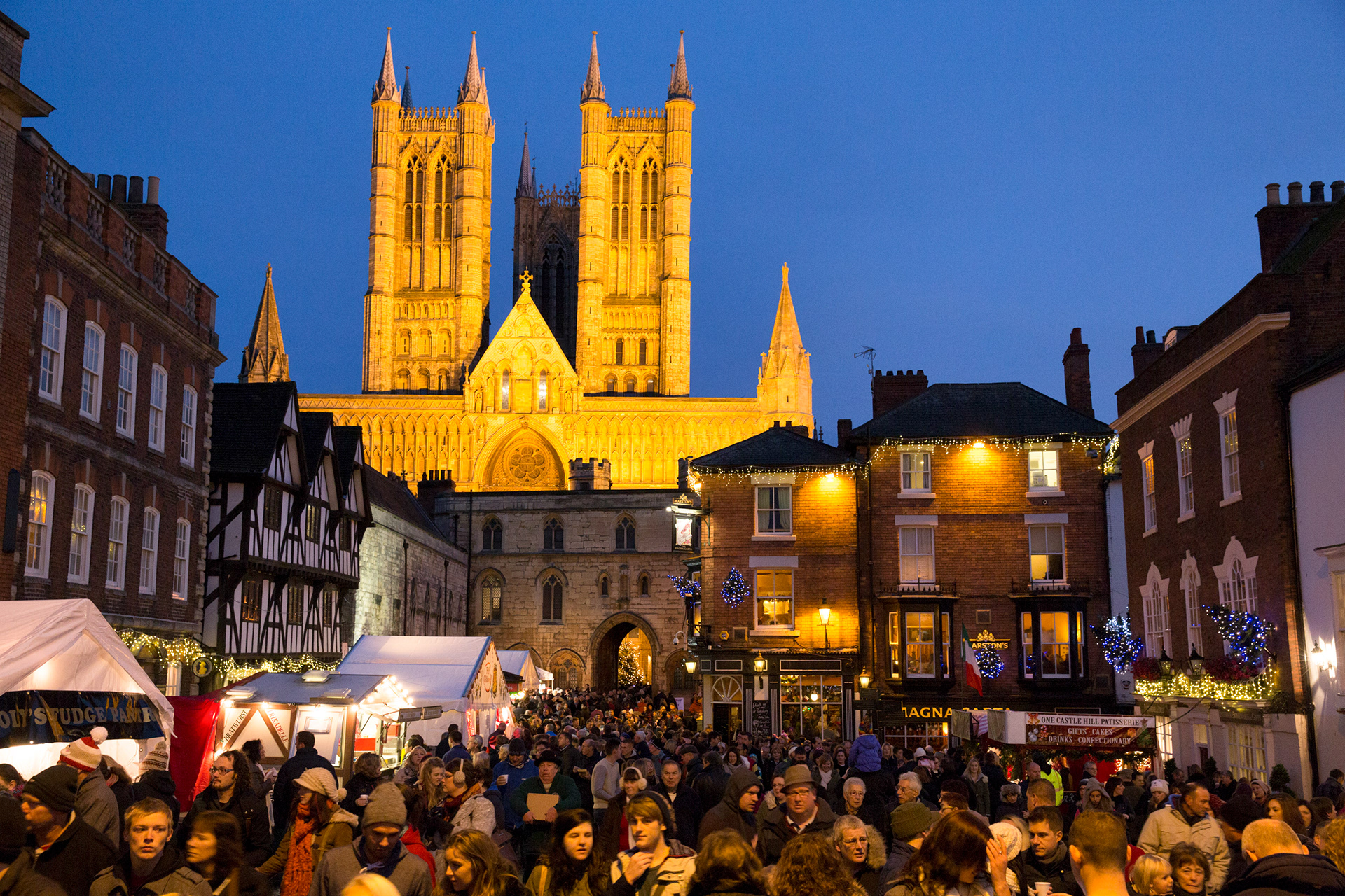 Lincoln Christmas Market images used in the Times