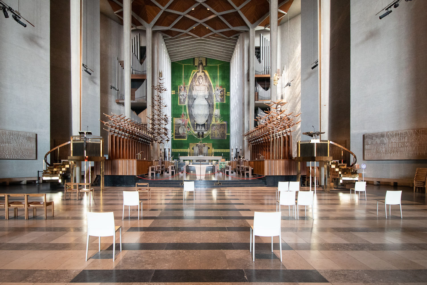 Coventry Cathedral during Covid