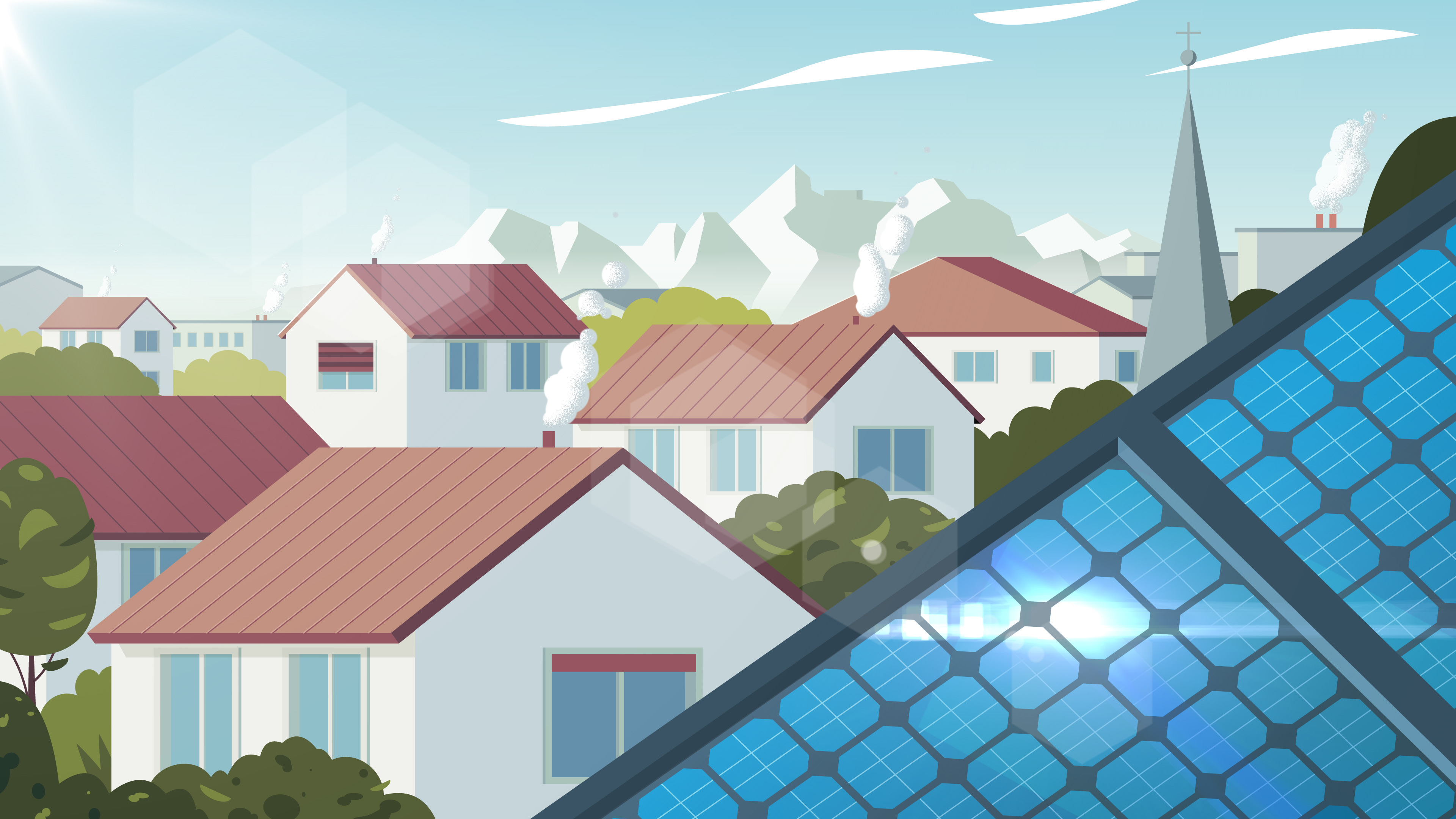 Solarpanels in den Kirchgemeinden