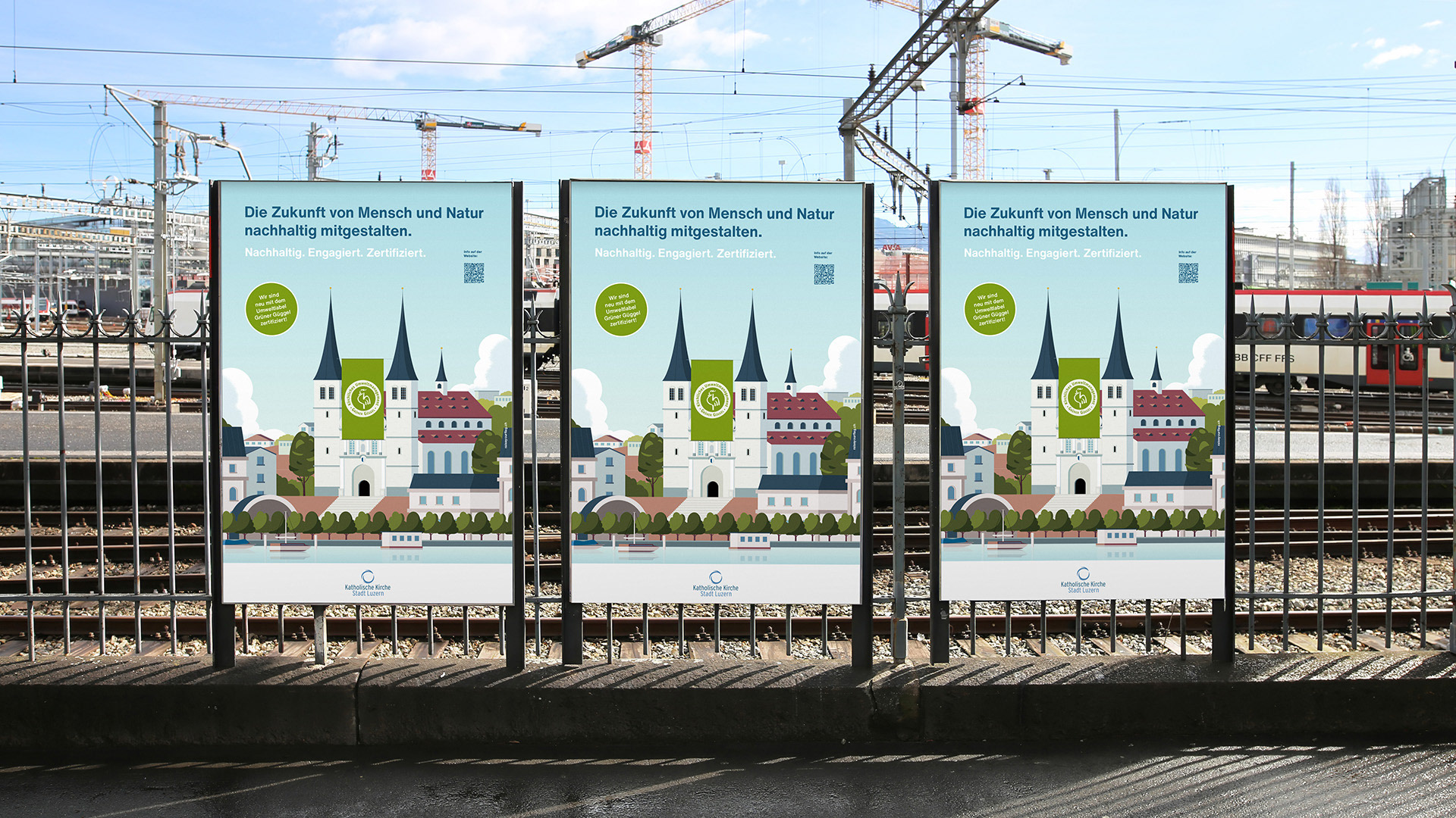 F4 Plakat in Luzern
