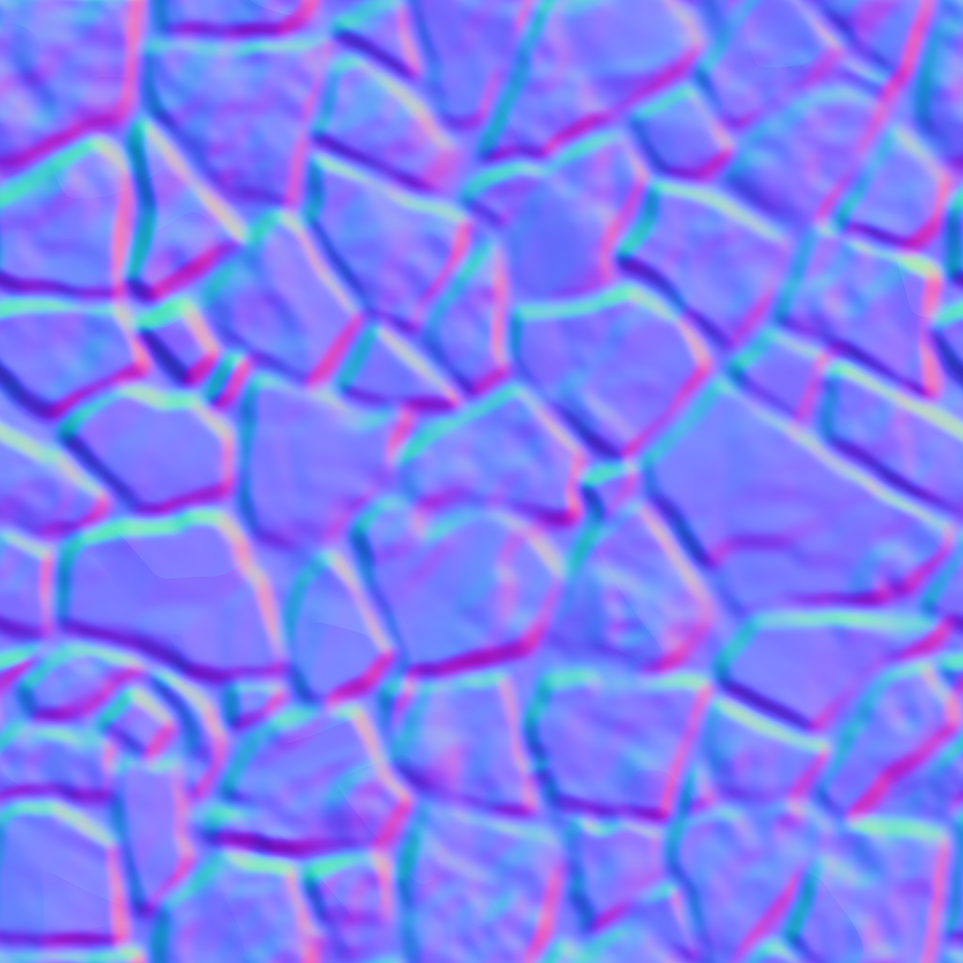 Stylized Cobblestone Normal