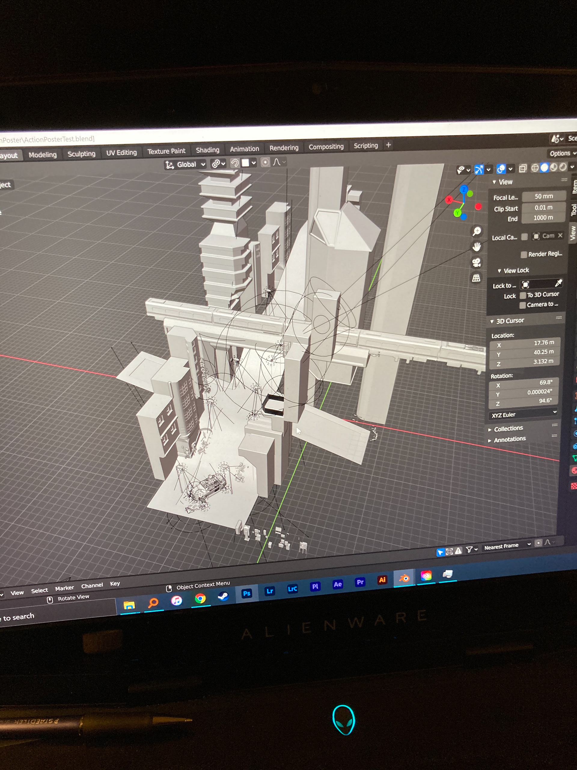 In my early 3D days,