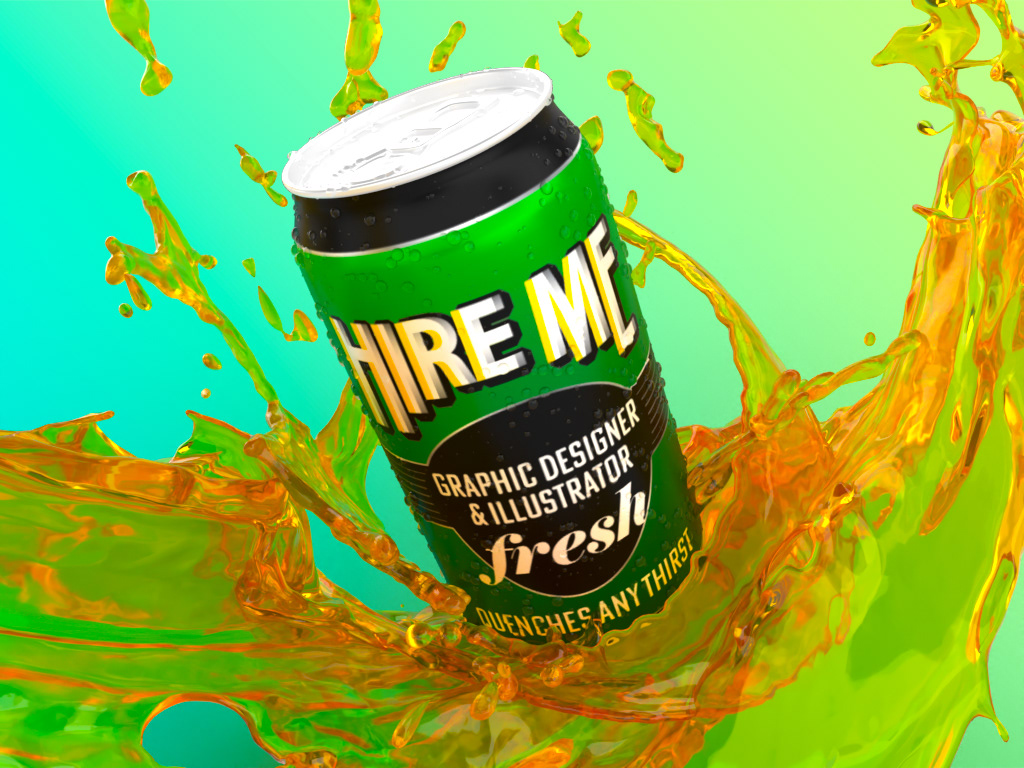 Self promotion beer can version 2.