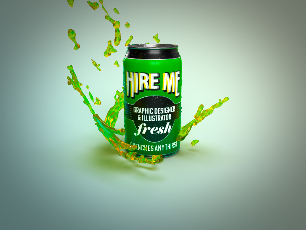 Self promotion beer can version 1.