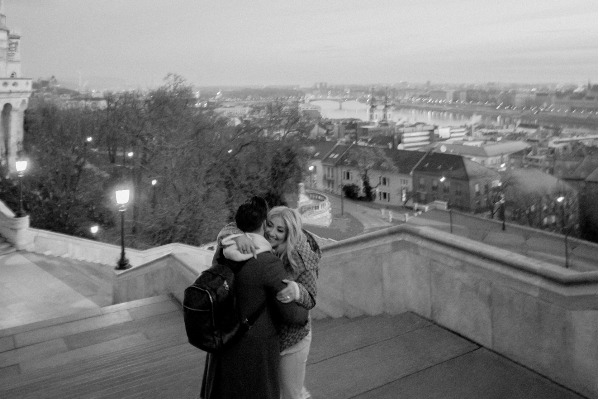 Surprise Proposal at the Fisherman's Bastion | The Budapest Photographer - Budapest Photographer Surprise Proposal at the Fisherman's Bastion