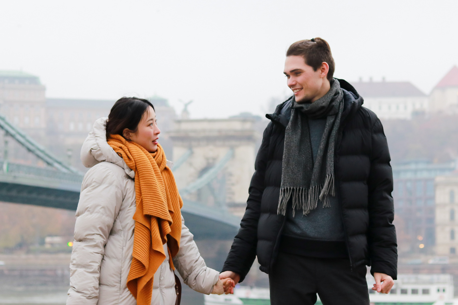 Couple Travel, Vacation Photo Shoot in Budapest, Hungary at Sunrise | Tulip Sujeera Photography - The Budapest Photographer