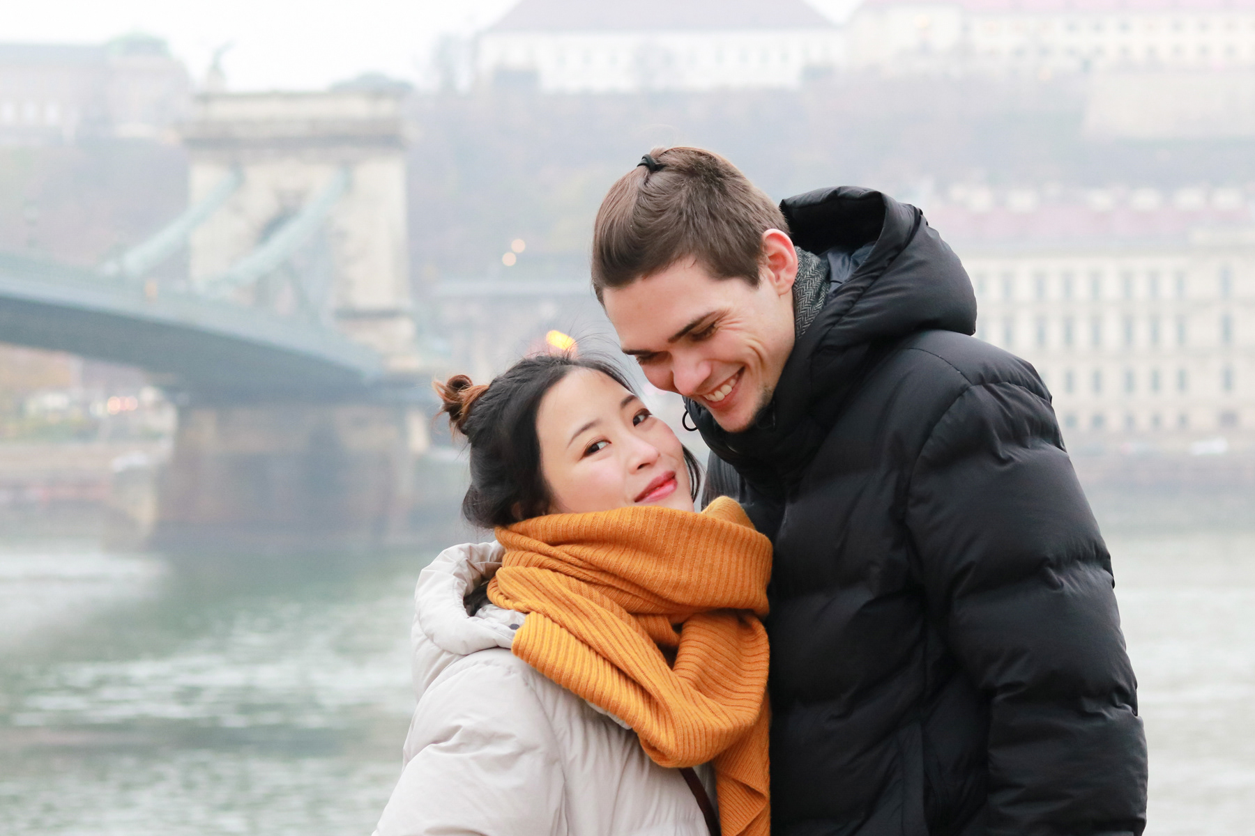 Couple Travel, Vacation Photo Shoot in Budapest, Hungary at Sunrise | Tulip Sujeera Photography - The Budapest Photographer