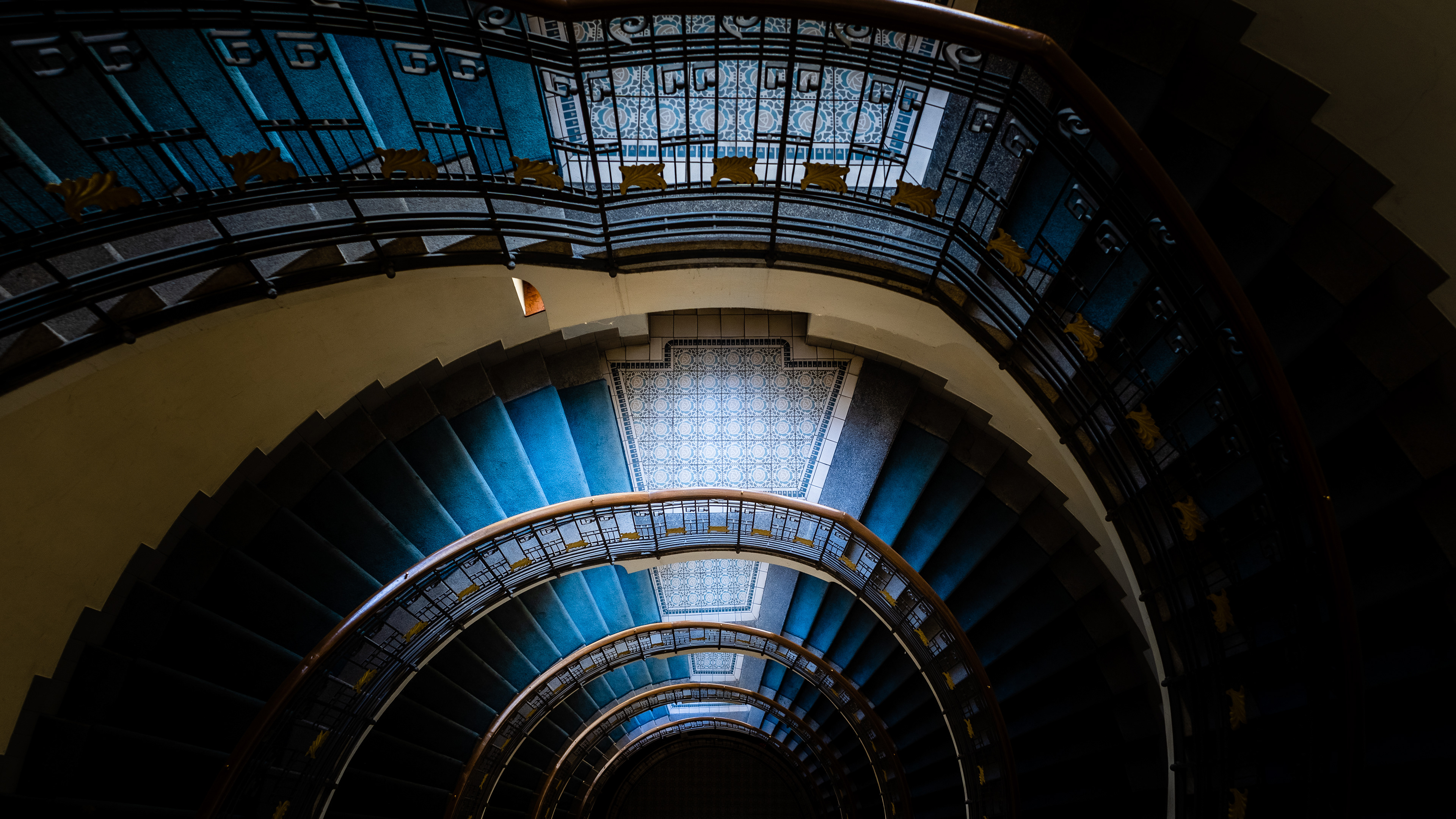 Escalier Prague