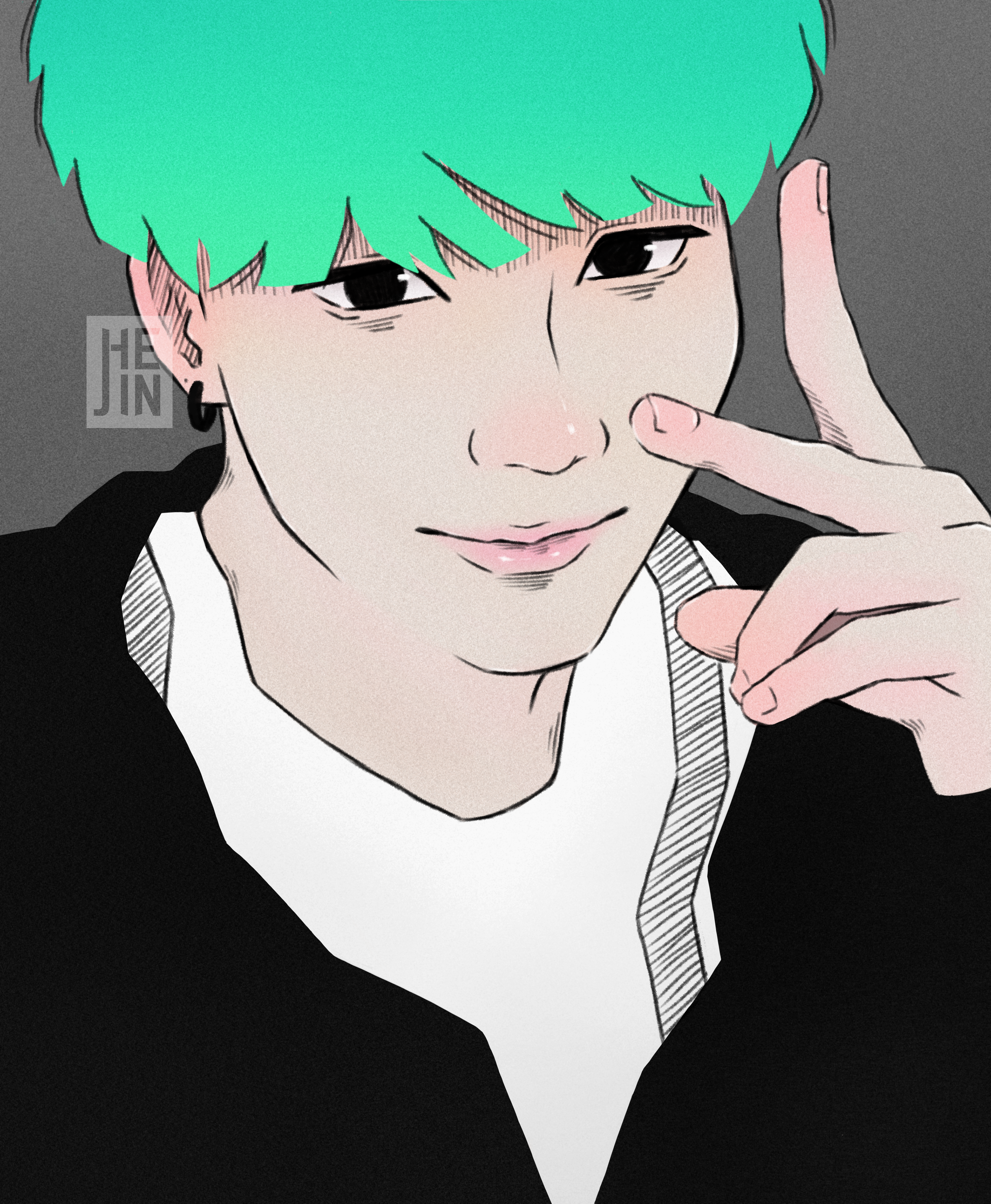 fanart of Suga (BTS)
