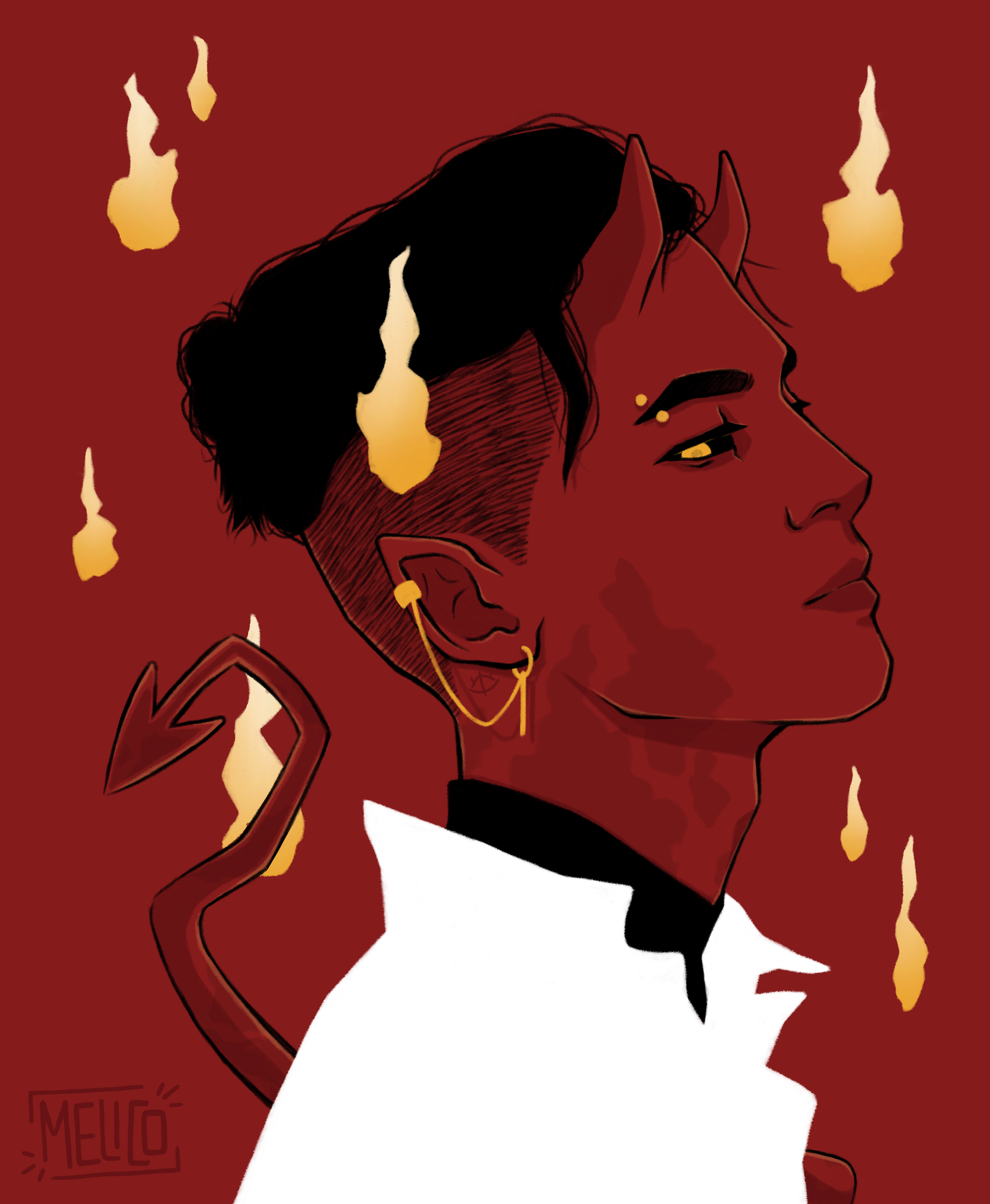 D&D character drawing