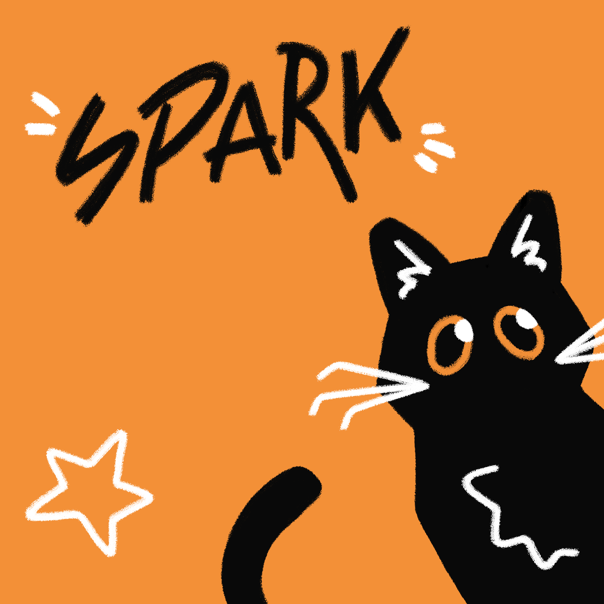 cat character introduction (Spark)
