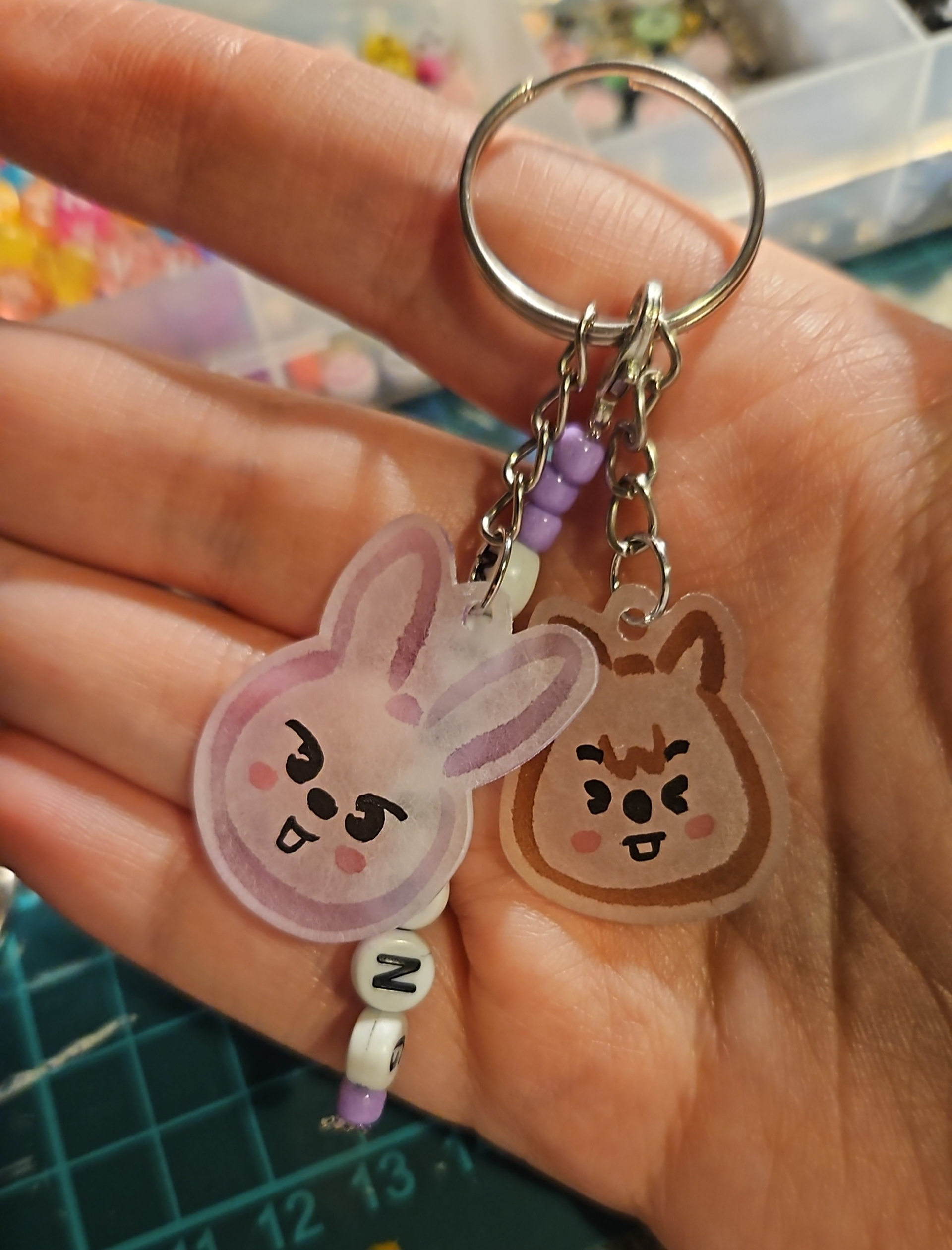 shrink paper keychain