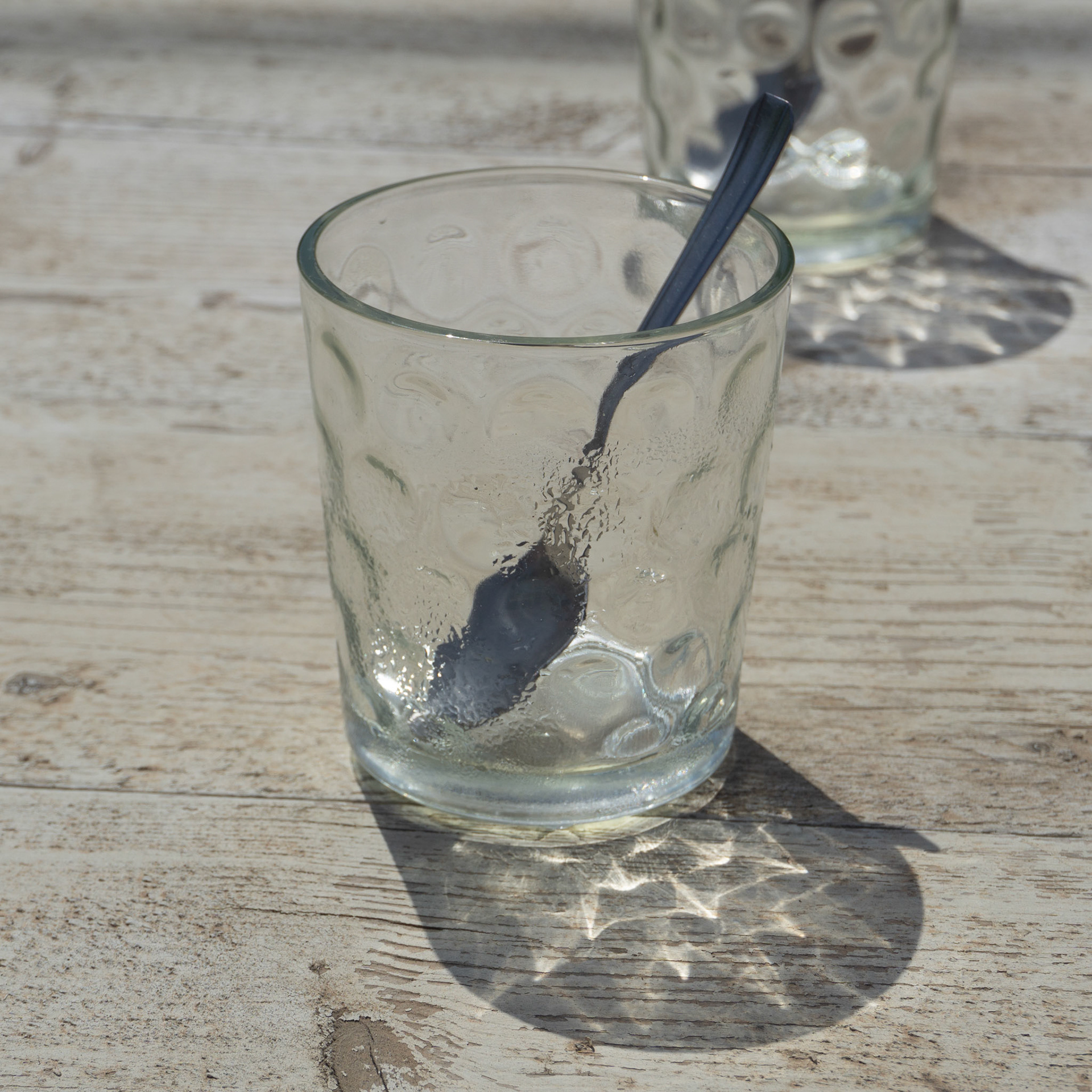Het glas is leeg