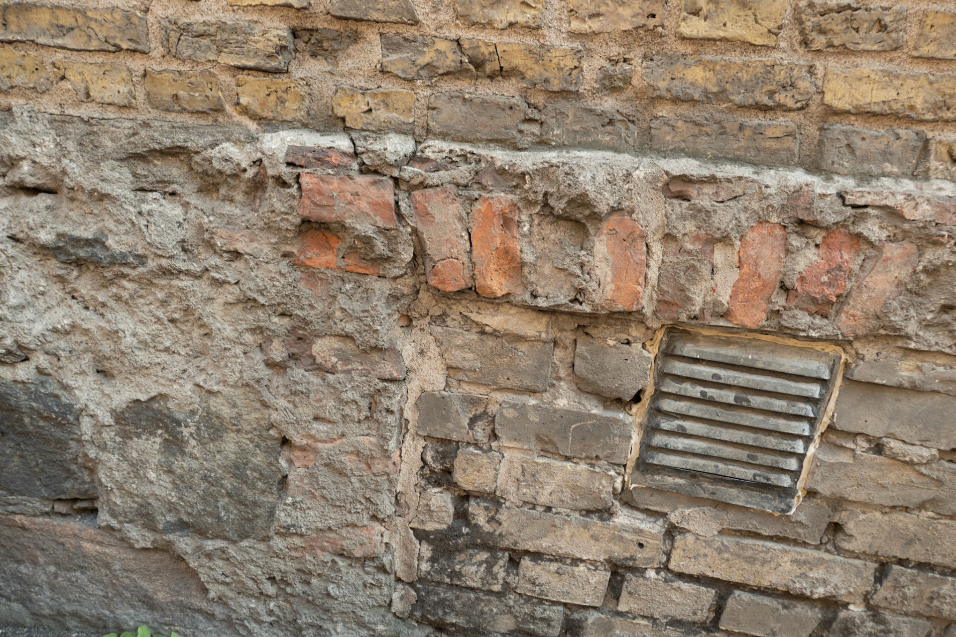 Ventilatie in muur