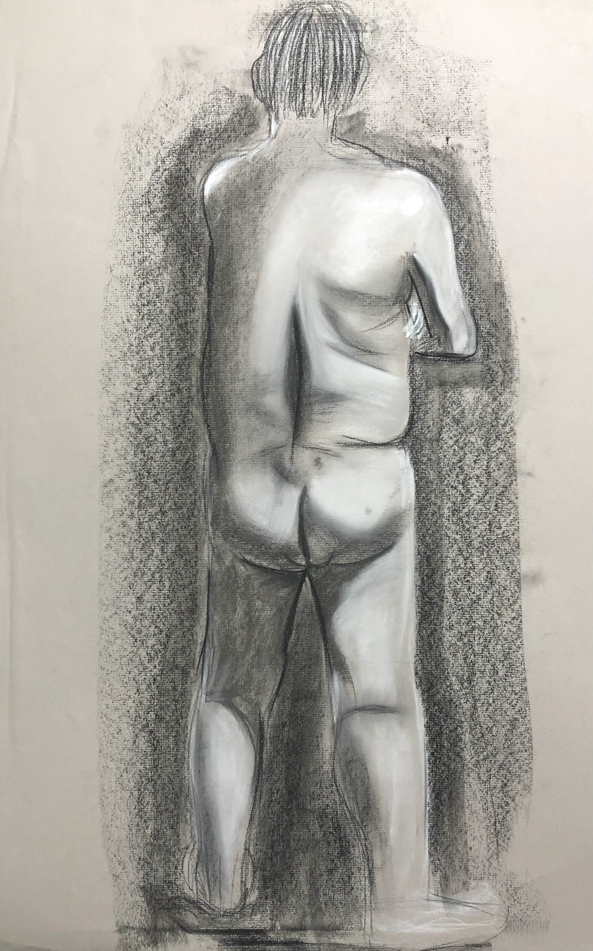 Medium- Conte Size- 18x24