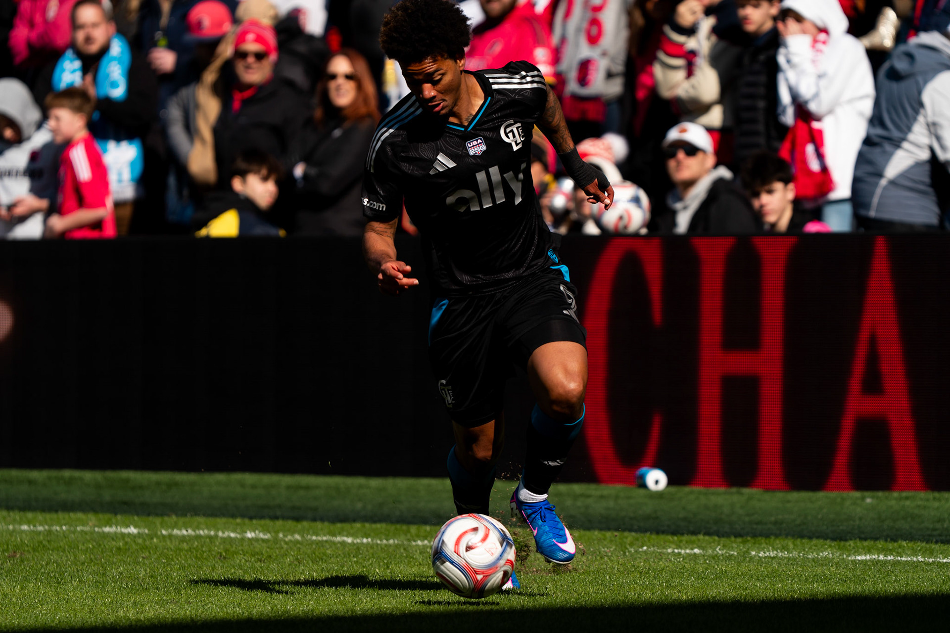 St. Louis City FC vs. FC Charlotte on February 21, 2026 at Energizer Park in St. Louis, MO. Photo by Daniel Laubhan
