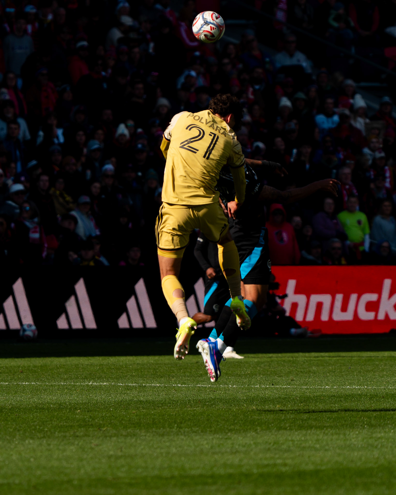 St. Louis City FC vs. FC Charlotte on February 21, 2026 at Energizer Park in St. Louis, MO. Photo by Daniel Laubhan