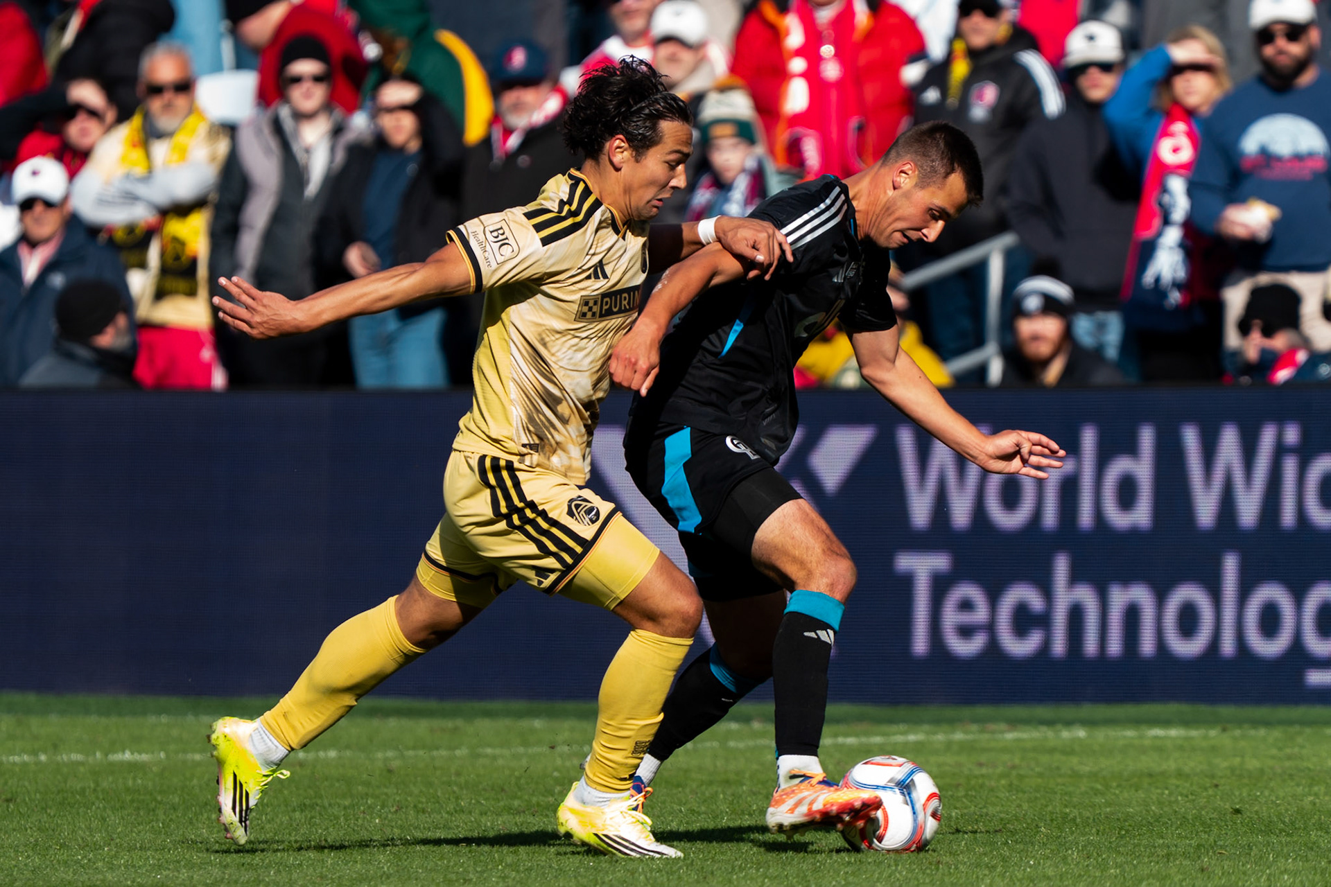 St. Louis City FC vs. FC Charlotte on February 21, 2026 at Energizer Park in St. Louis, MO. Photo by Daniel Laubhan