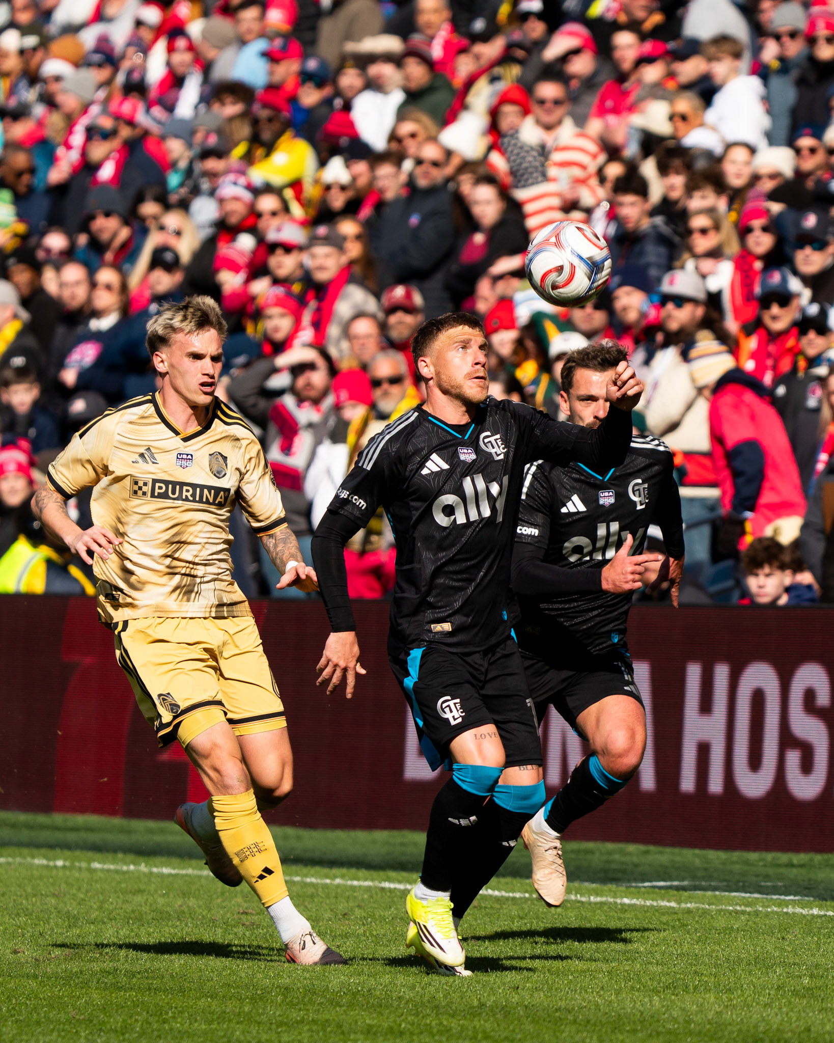 St. Louis City FC vs. FC Charlotte on February 21, 2026 at Energizer Park in St. Louis, MO. Photo by Daniel Laubhan