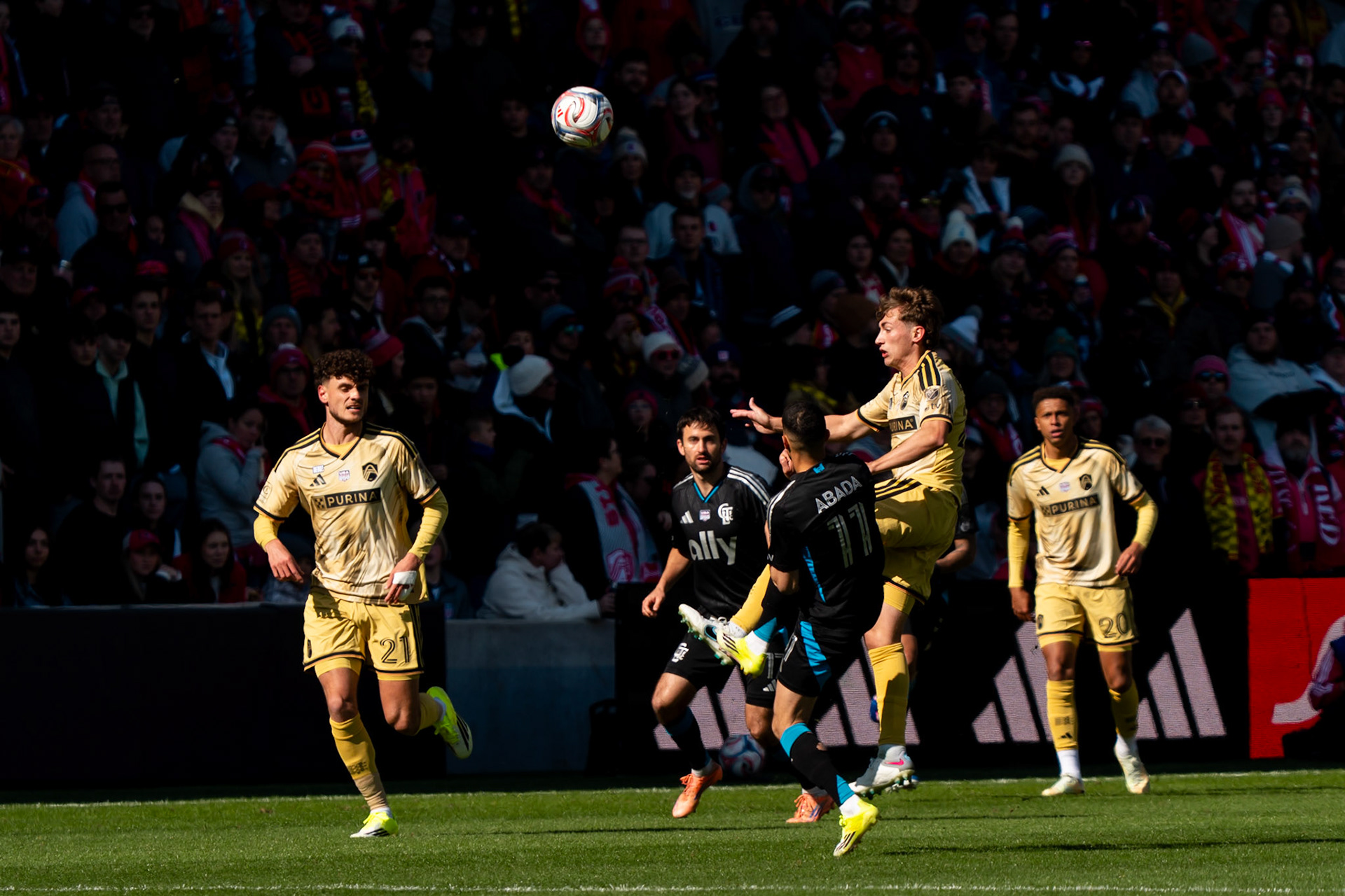 St. Louis City FC vs. FC Charlotte on February 21, 2026 at Energizer Park in St. Louis, MO. Photo by Daniel Laubhan