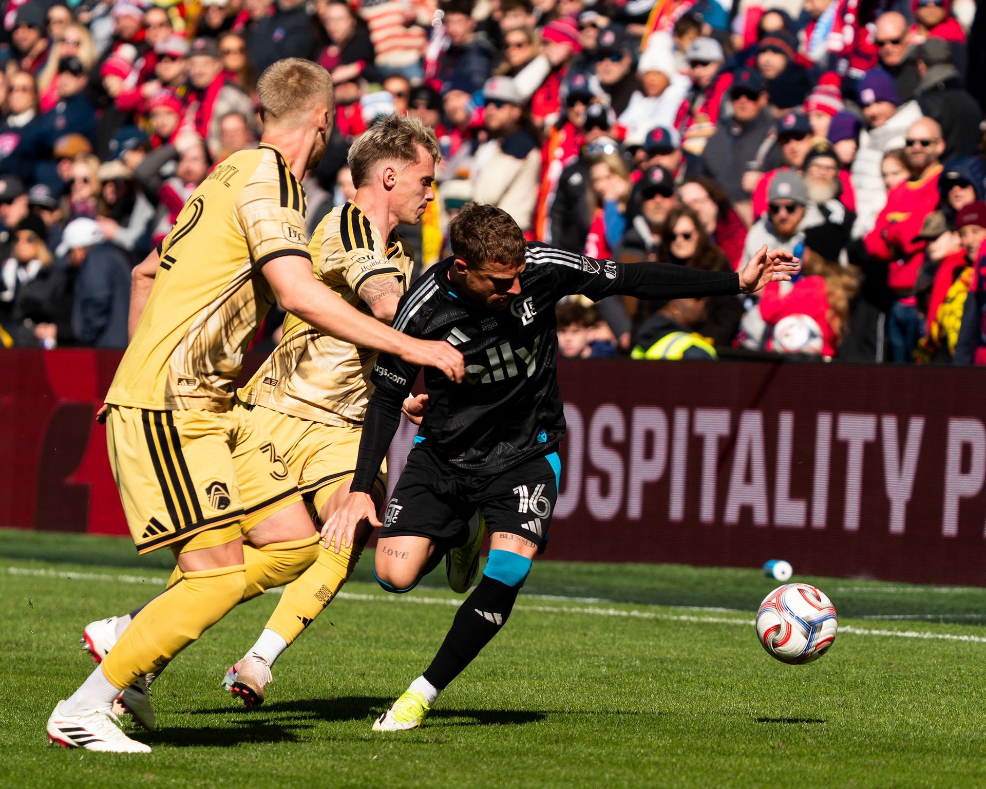 St. Louis City FC vs. FC Charlotte on February 21, 2026 at Energizer Park in St. Louis, MO. Photo by Daniel Laubhan
