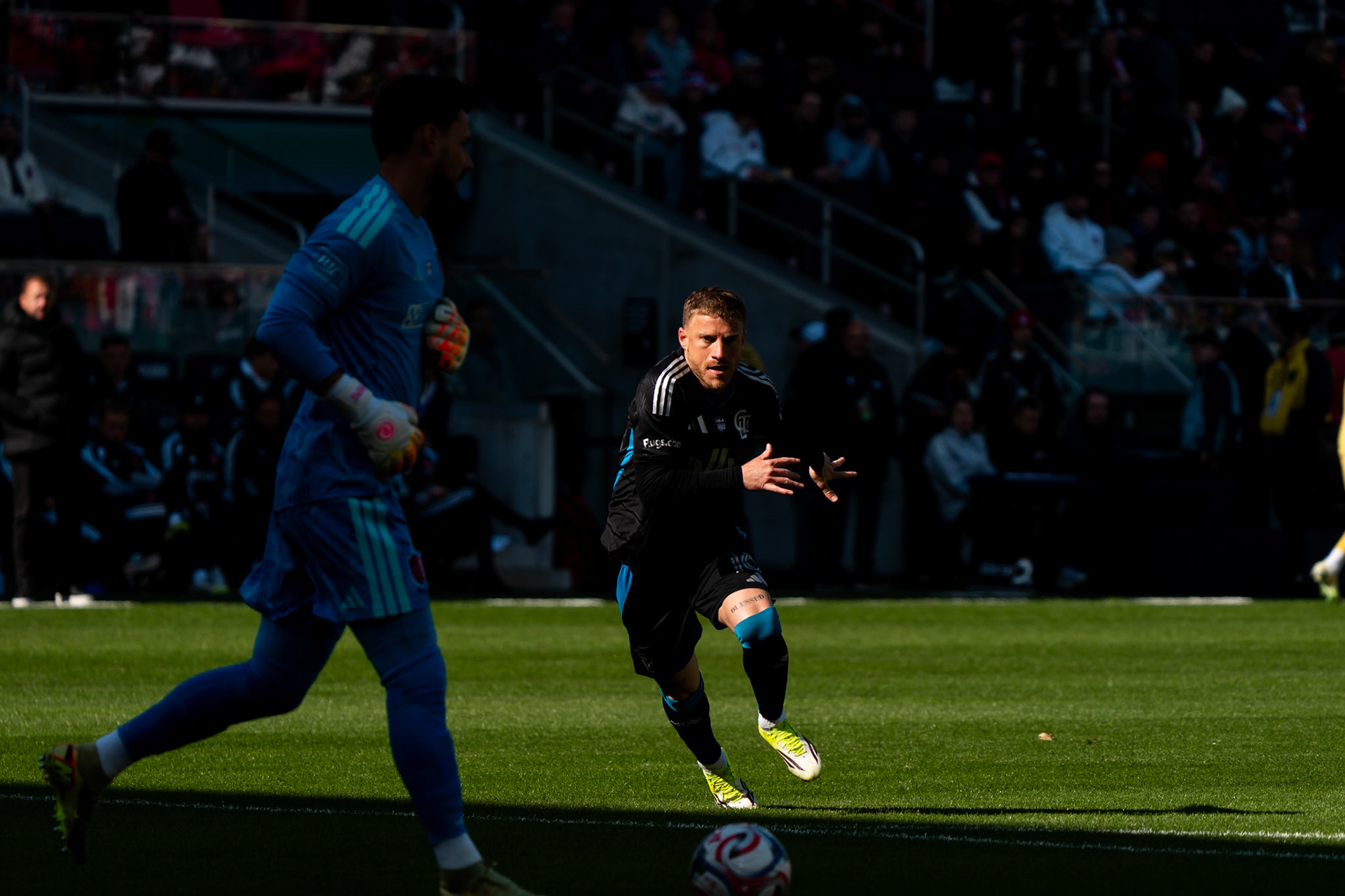 St. Louis City FC vs. FC Charlotte on February 21, 2026 at Energizer Park in St. Louis, MO. Photo by Daniel Laubhan