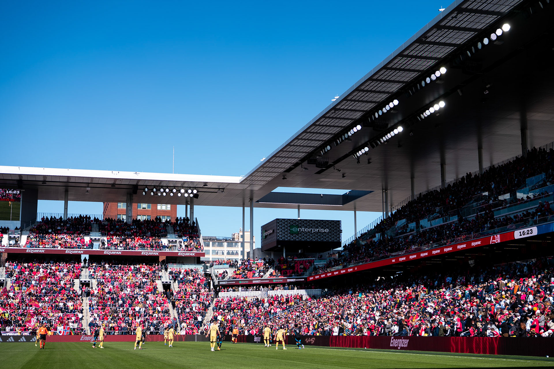 St. Louis City FC vs. FC Charlotte on February 21, 2026 at Energizer Park in St. Louis, MO. Photo by Daniel Laubhan