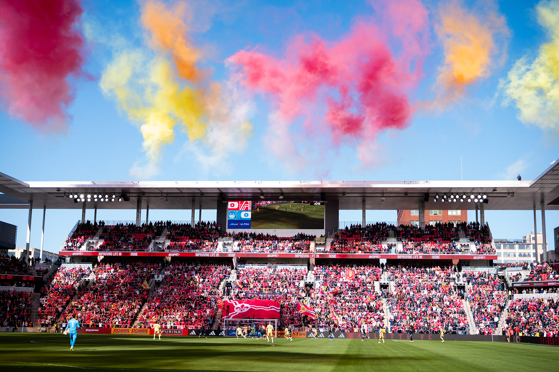 St. Louis City FC vs. FC Charlotte on February 21, 2026 at Energizer Park in St. Louis, MO. Photo by Daniel Laubhan