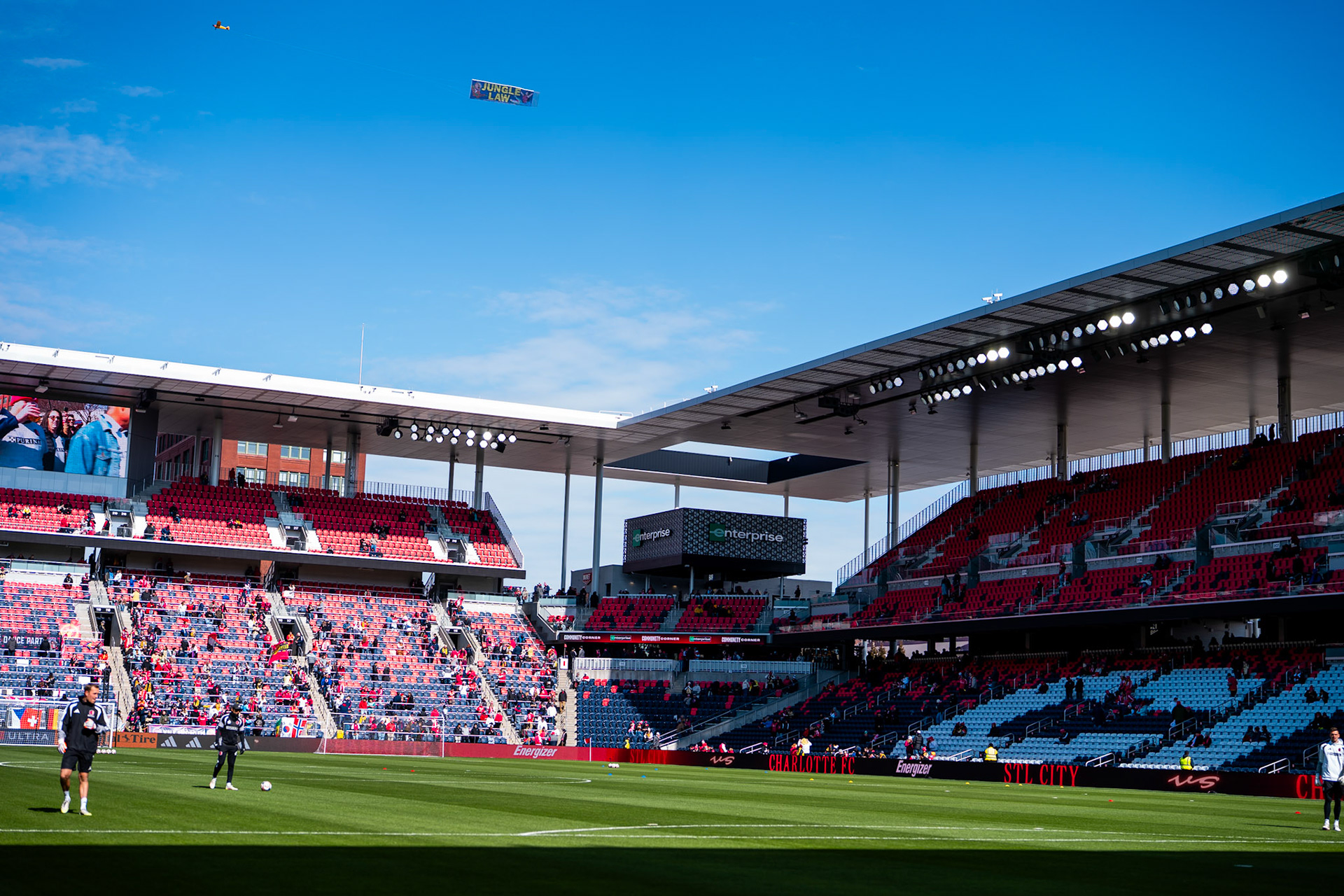 St. Louis City FC vs. FC Charlotte on February 21, 2026 at Energizer Park in St. Louis, MO. Photo by Daniel Laubhan