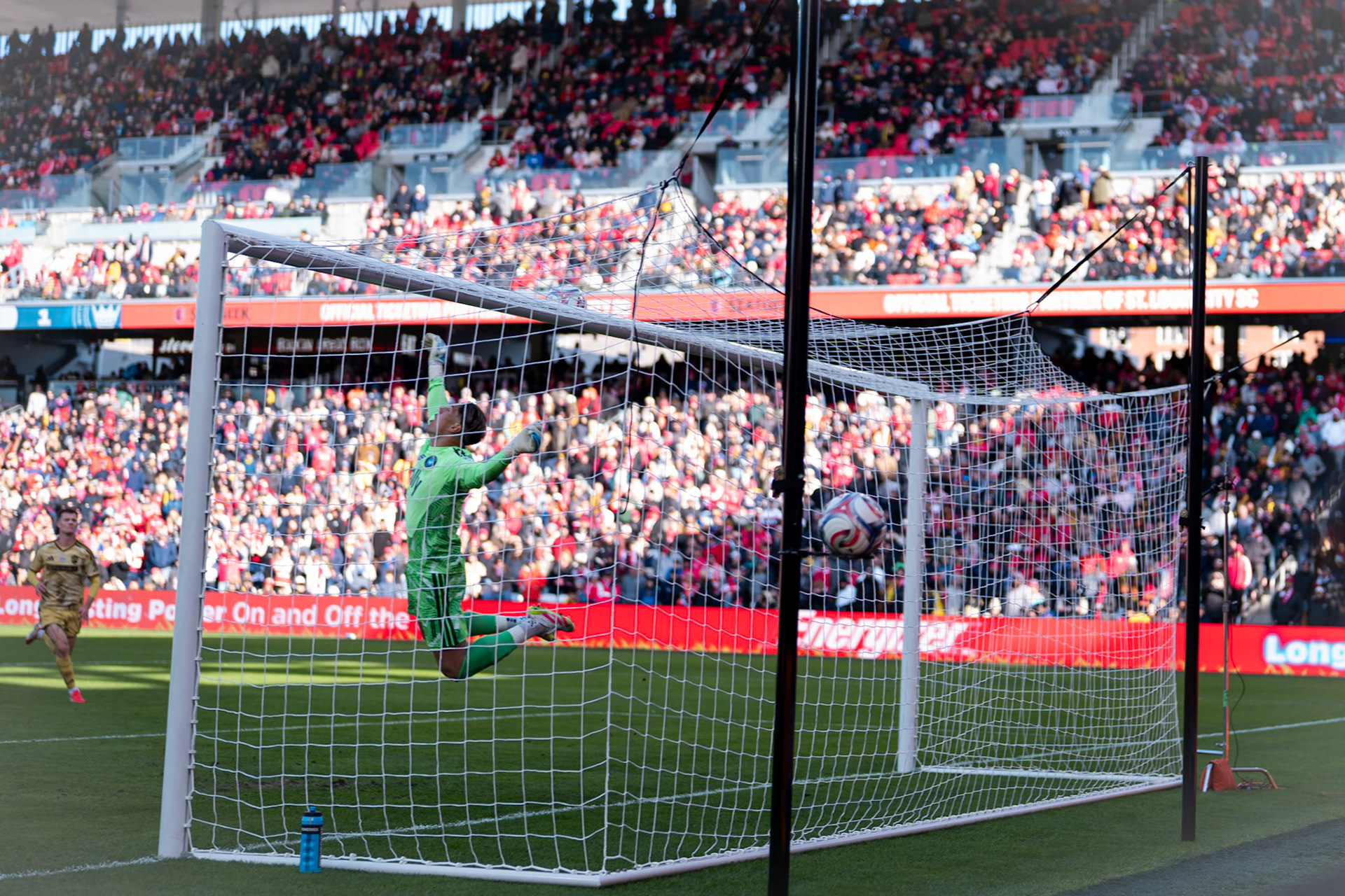 St. Louis City FC vs. FC Charlotte on February 21, 2026 at Energizer Park in St. Louis, MO. Photo by Daniel Laubhan
