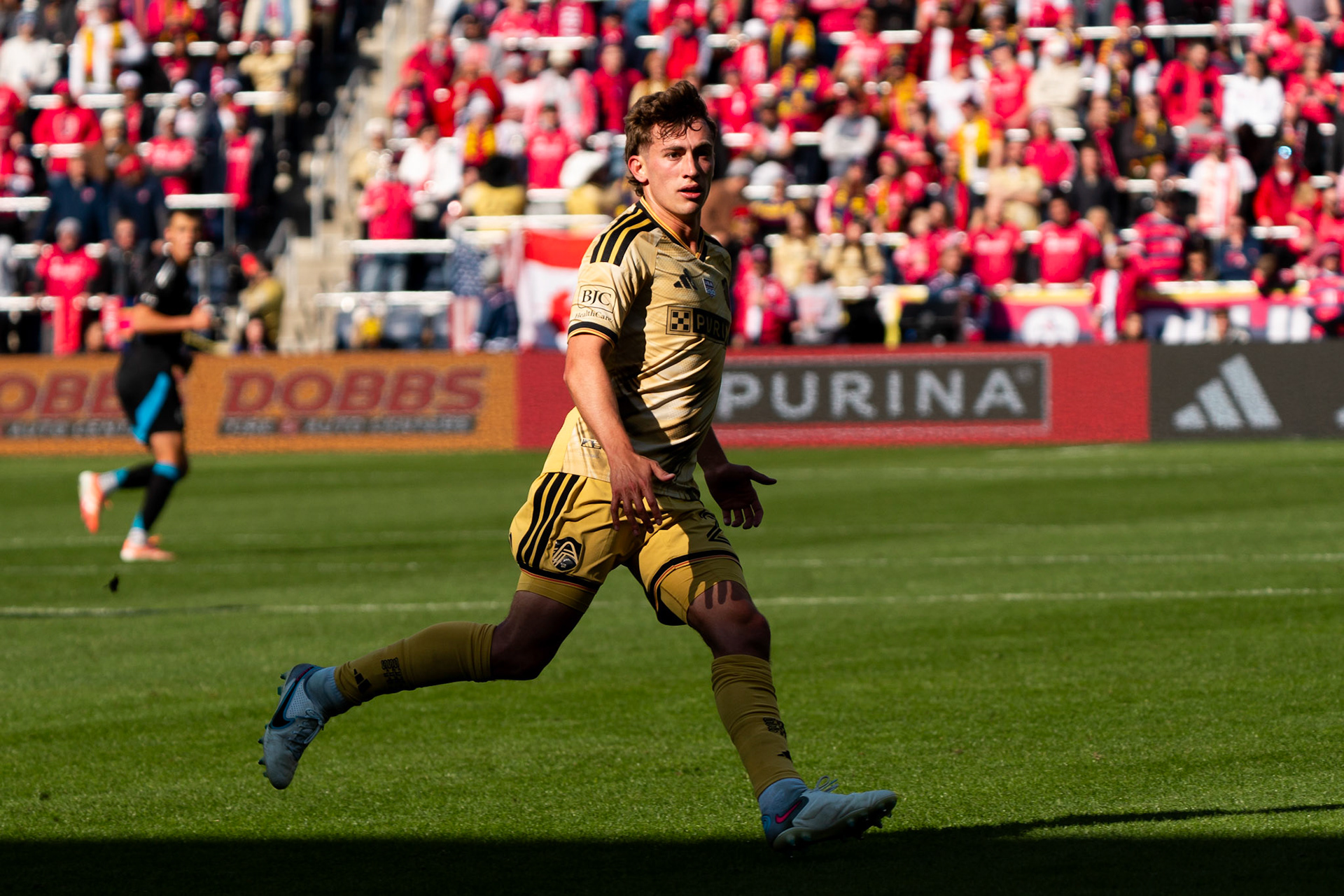 St. Louis City FC vs. FC Charlotte on February 21, 2026 at Energizer Park in St. Louis, MO. Photo by Daniel Laubhan