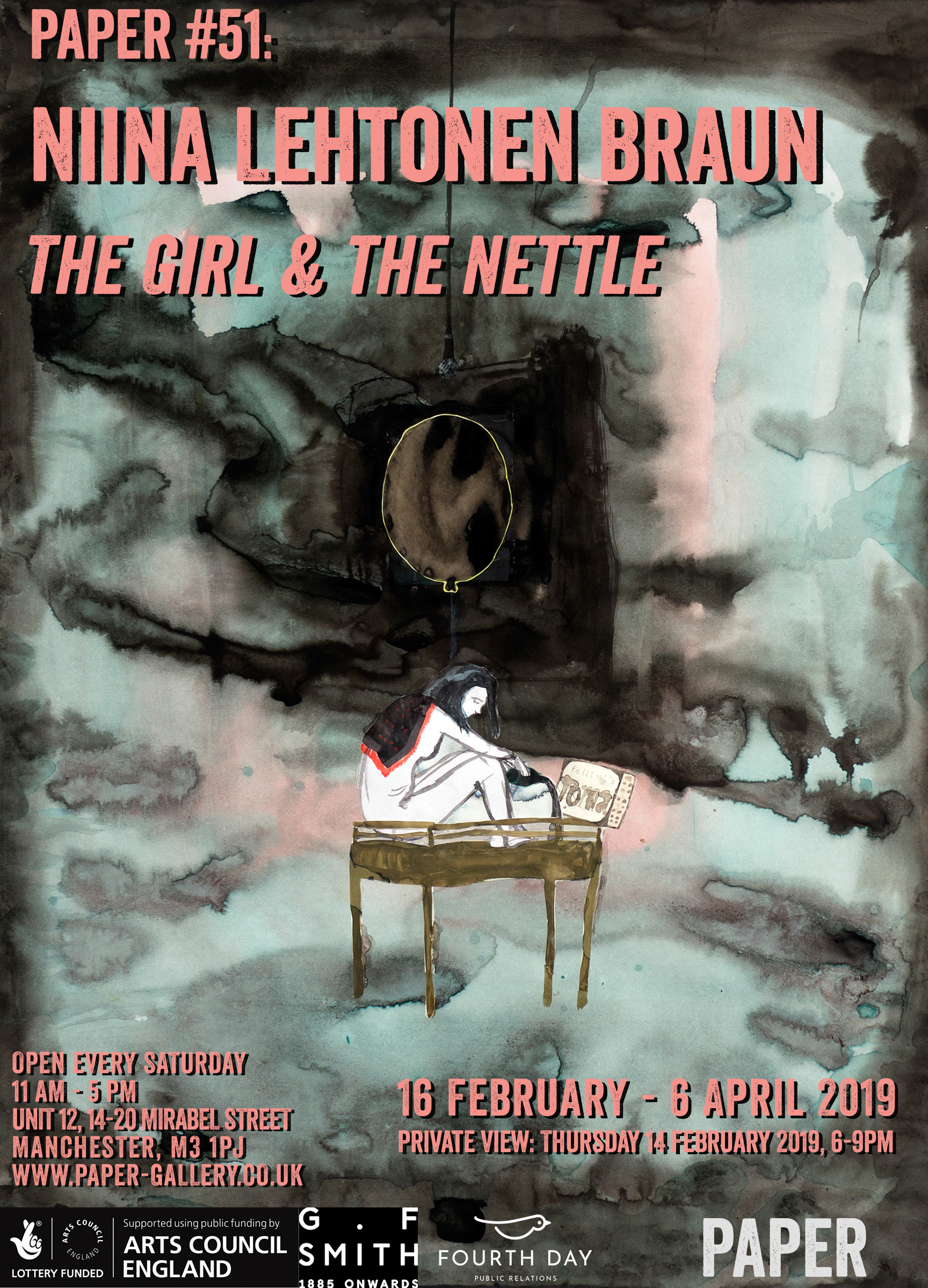 PAPER gallery - Niina Lehtonen Braun - The Girl & the Nettle