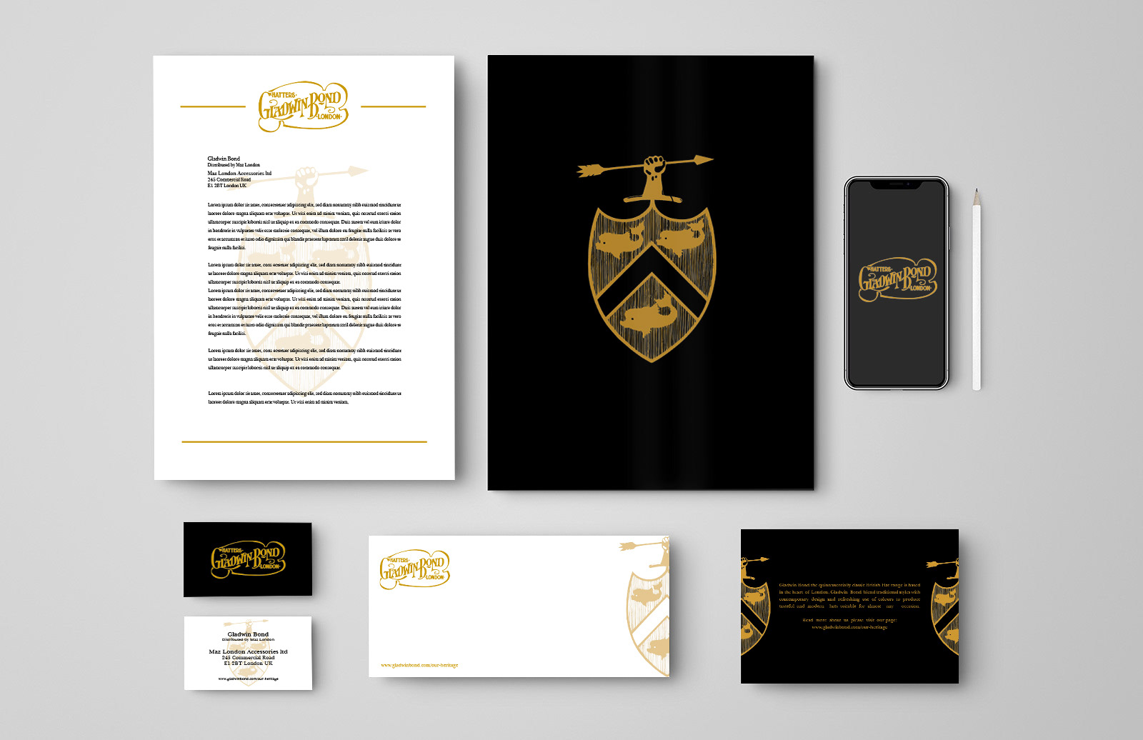 Gladwin Bond Stationary Black