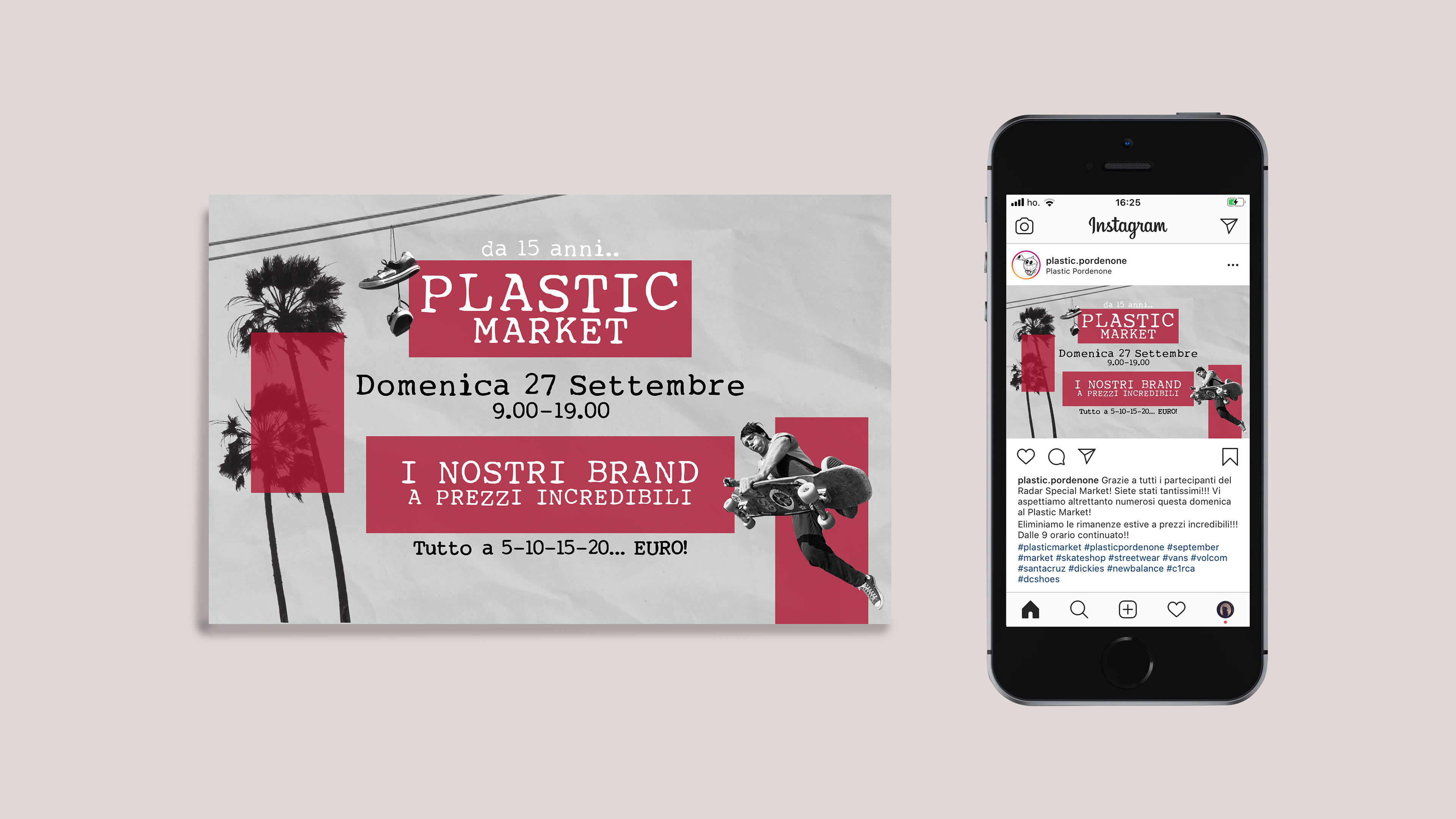 Plastic Market 2020 Instagram Post