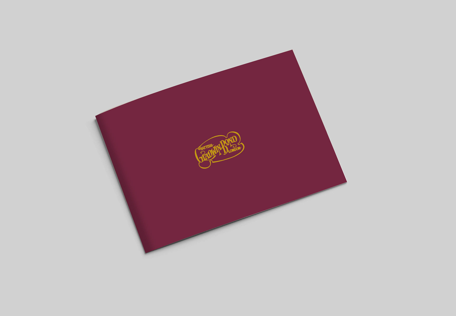 GLADWIN BOND Catalogue Cover