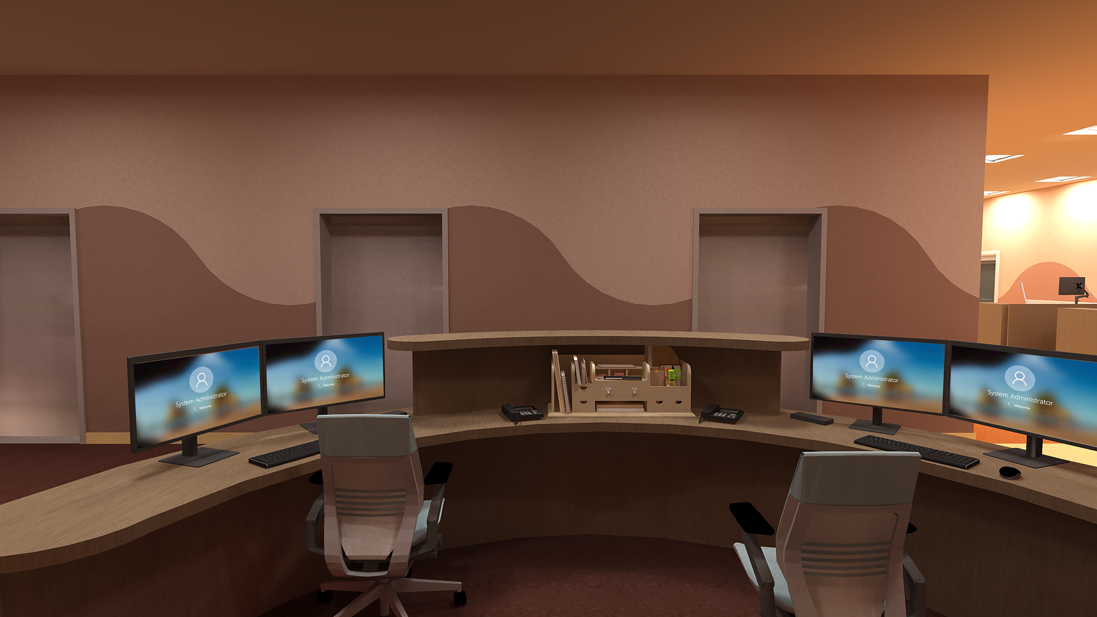 Reception Desk Render 1