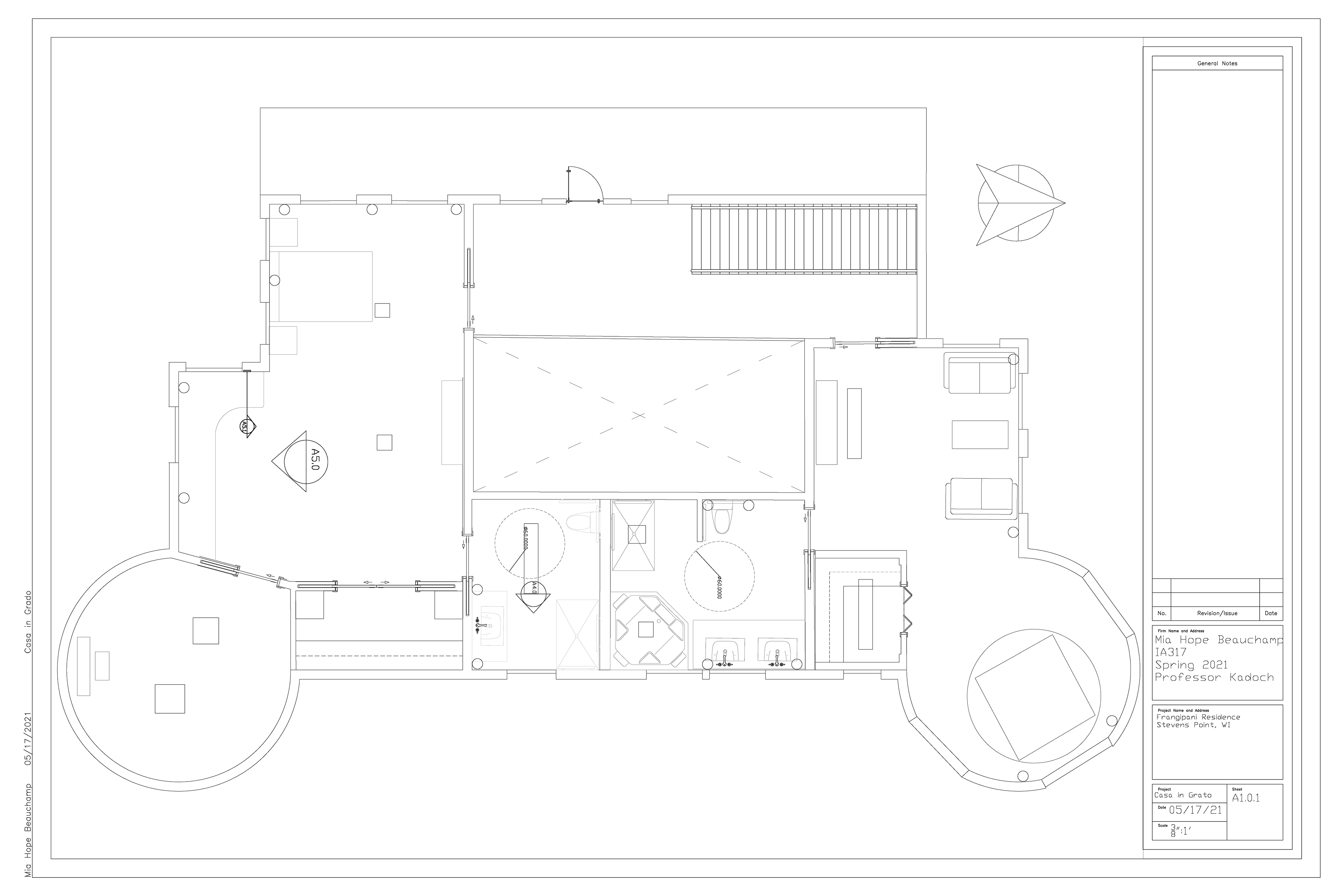 A1.1.2 Second Floor Layout - Casa in Grado
