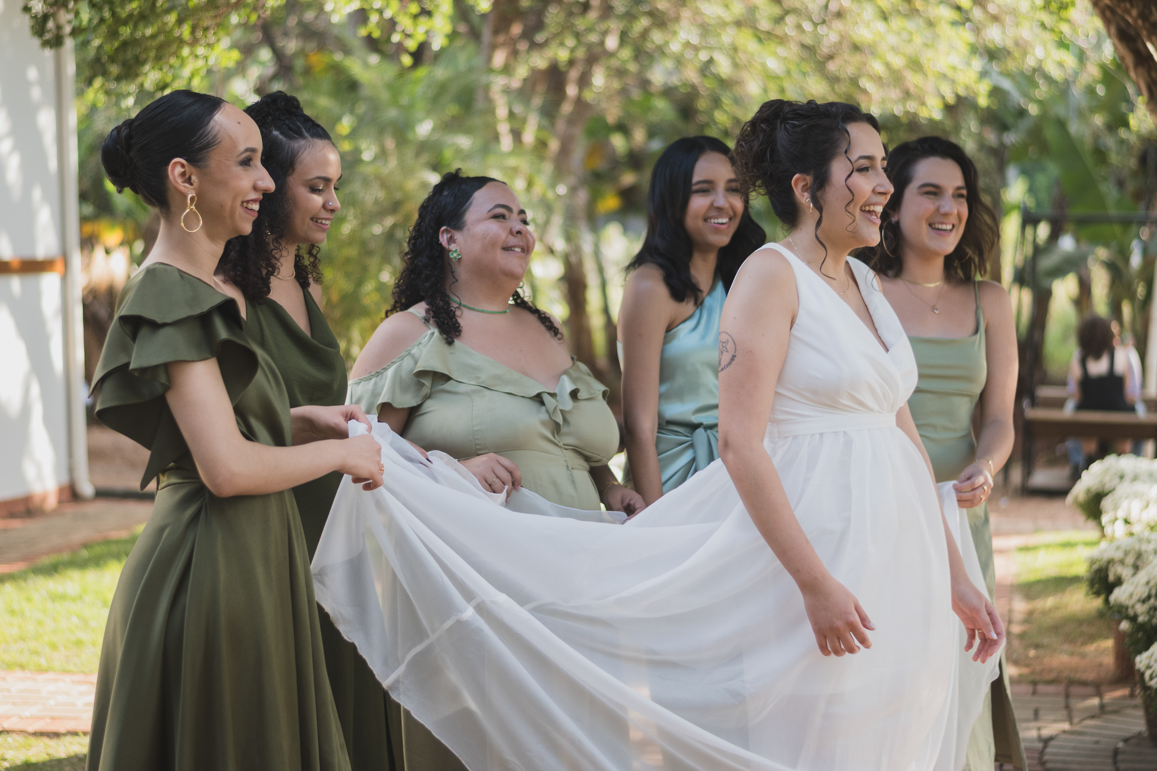 Noiva e madrinhas Casamento Julia Simmelink e Isaac - 25.05.25