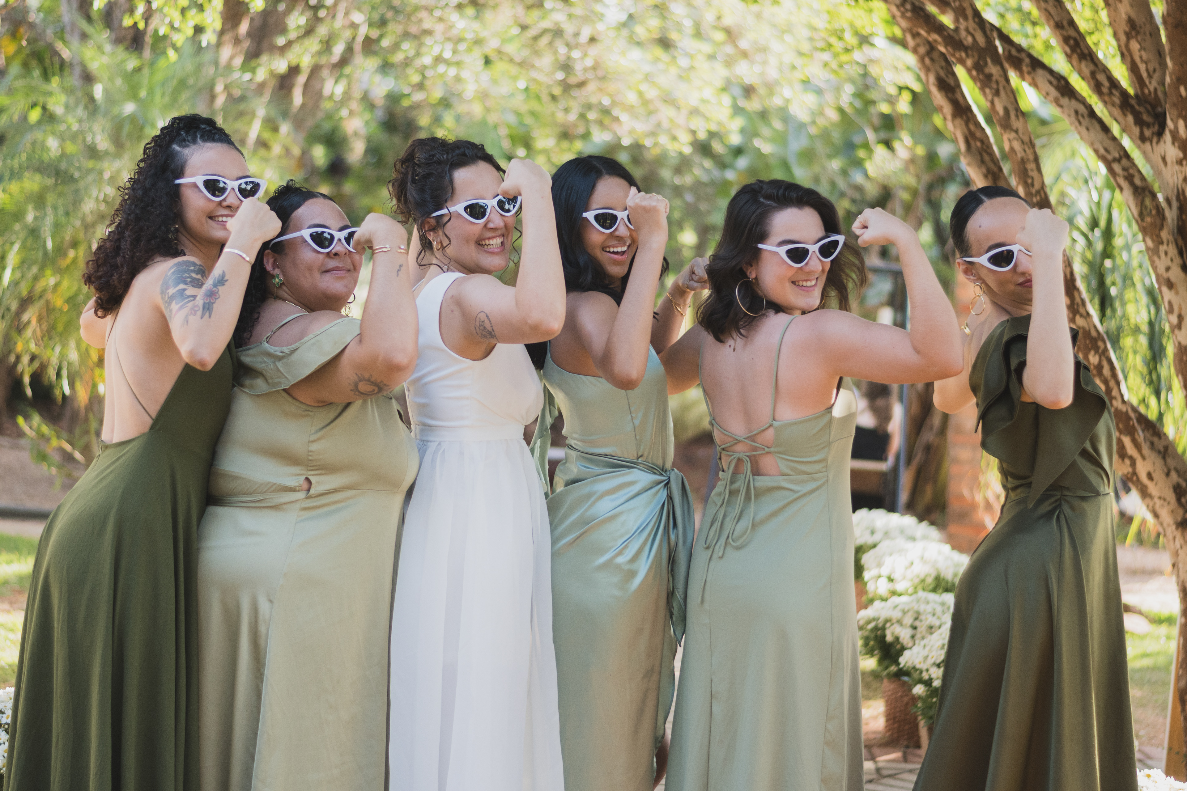 Noiva e madrinhas Casamento Julia Simmelink e Isaac - 25.05.25